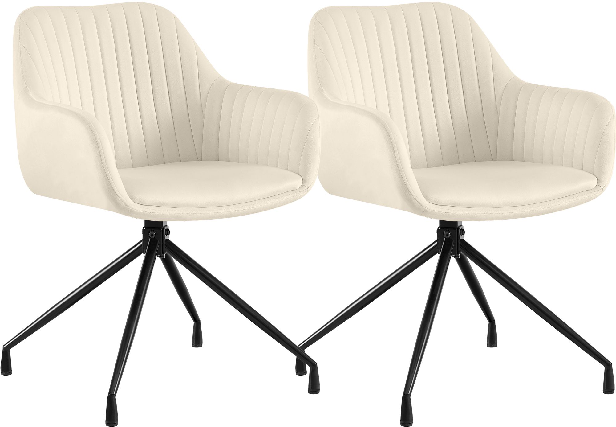 Lot de 2 chaises de salle a manger Novanis