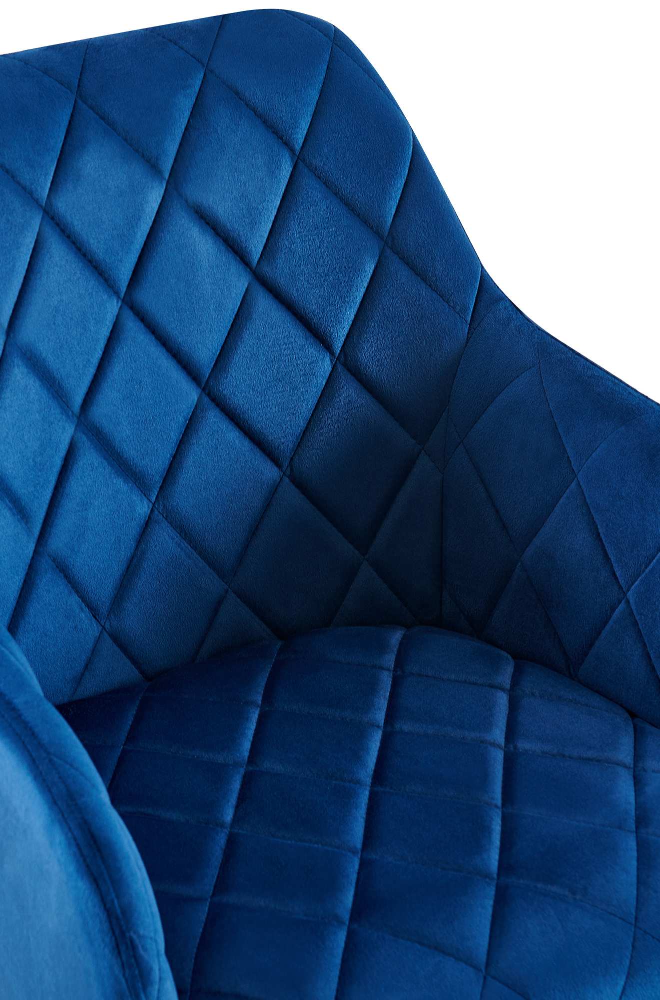 Lot de 2 chaises de salle à manger Monett velours