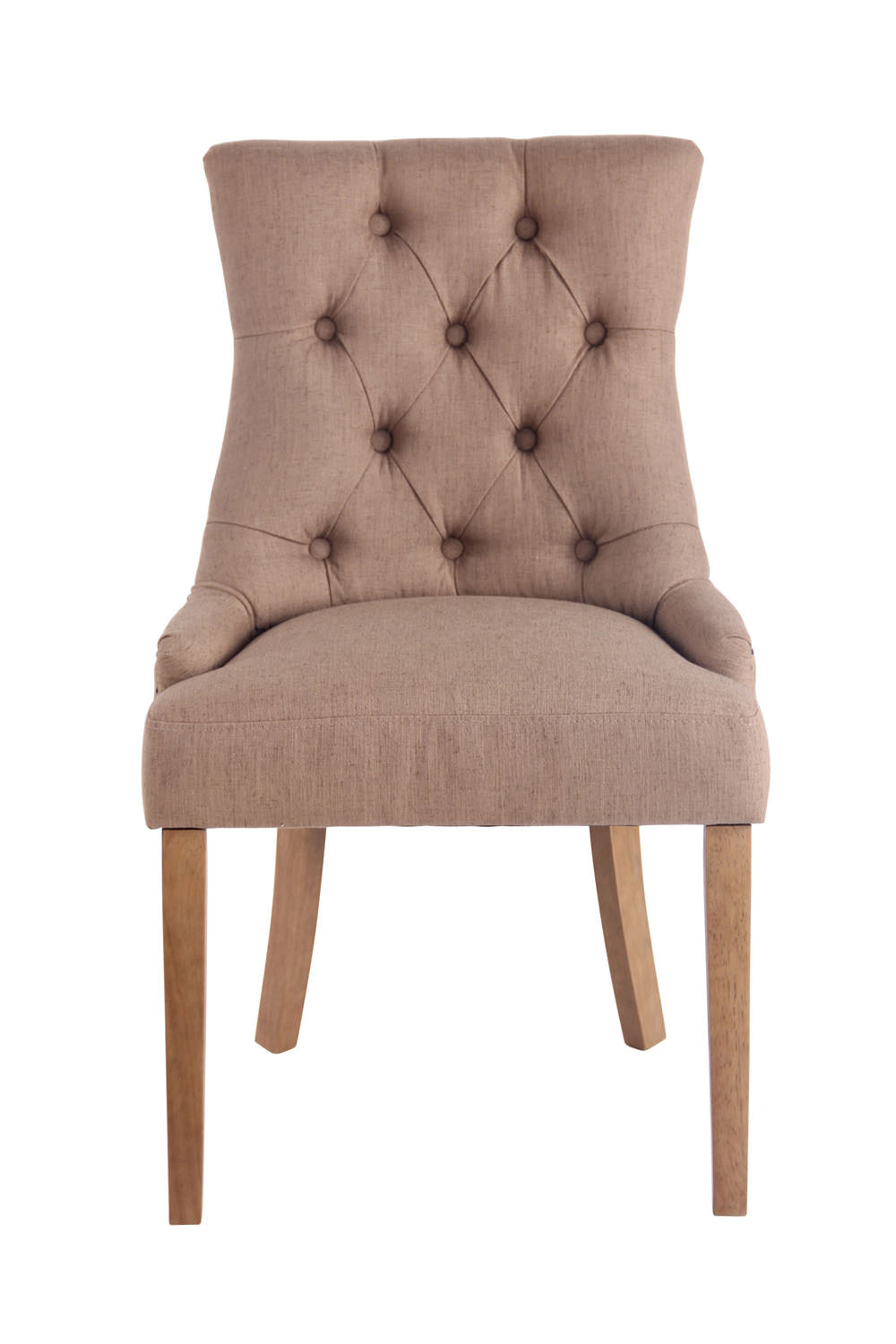 Lot de 2 chaises de salle à manger Aberdeen en tissu