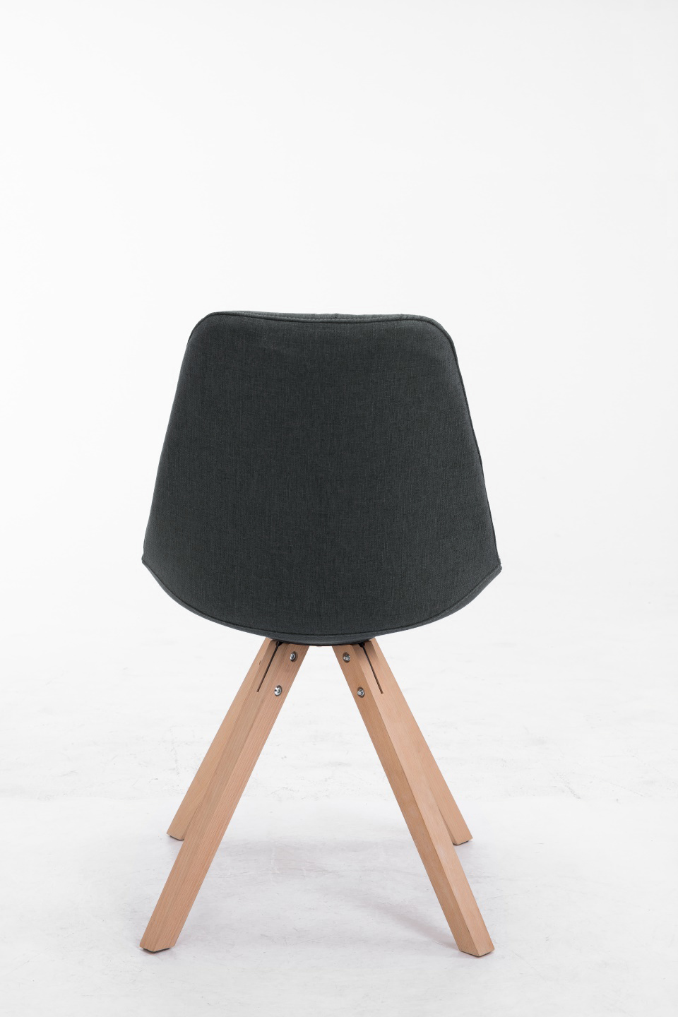 Chaise Toulouse tissu piétement en forme carrée