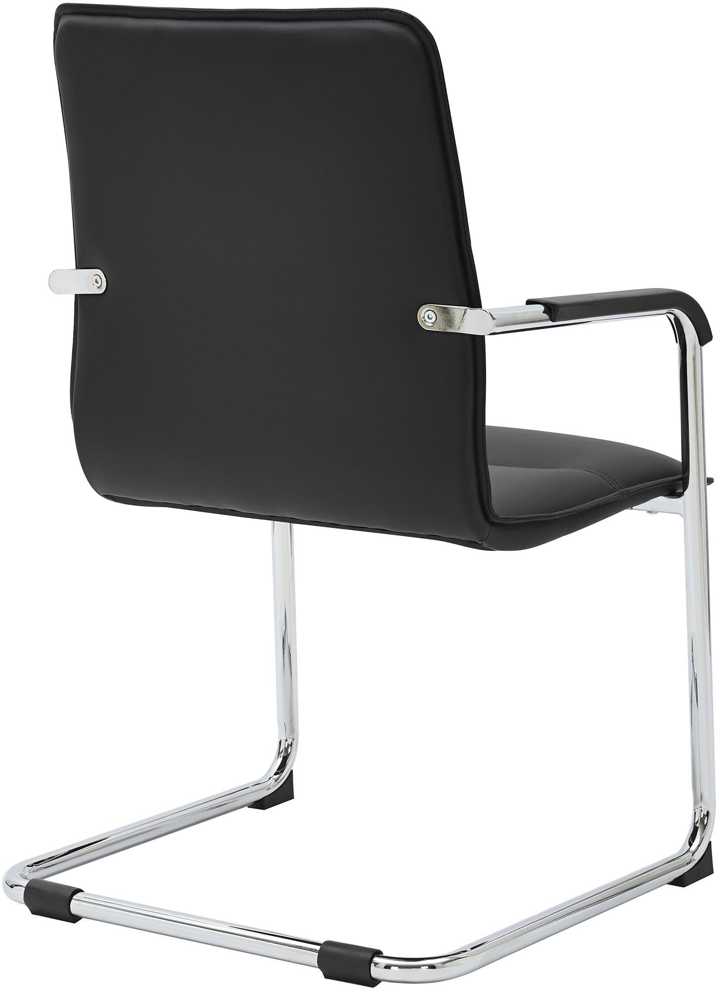 Chaise cantilever Seattle en similicuir