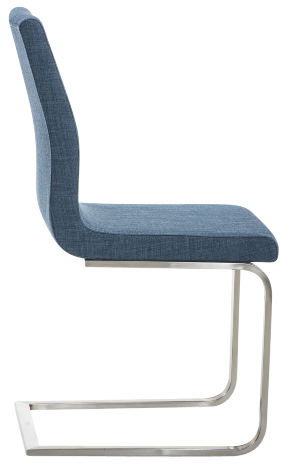 Lot de 2 chaises de salle a manger Belfort en tissu