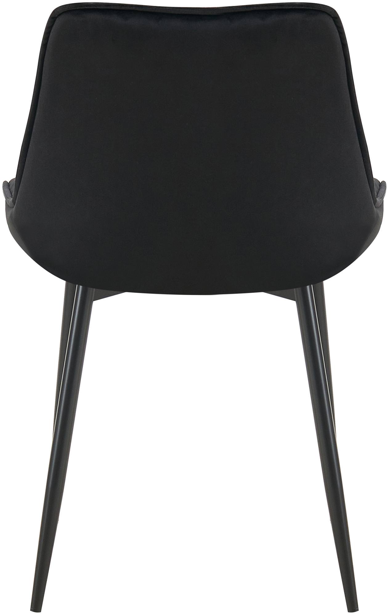 Lot de 2 chaises de salle à manger Wallace velours