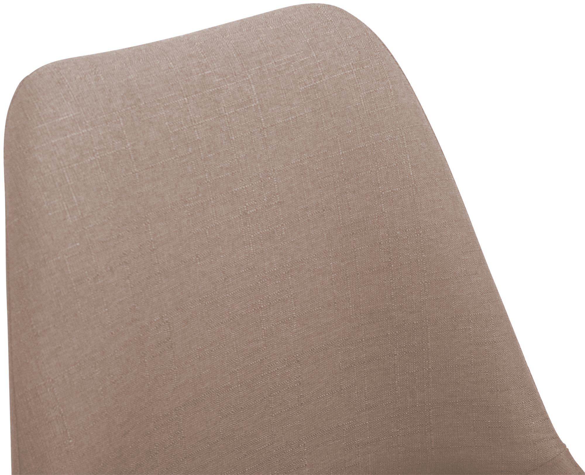 Chaise de salle à manger Maverick tissu avec pied trompette
