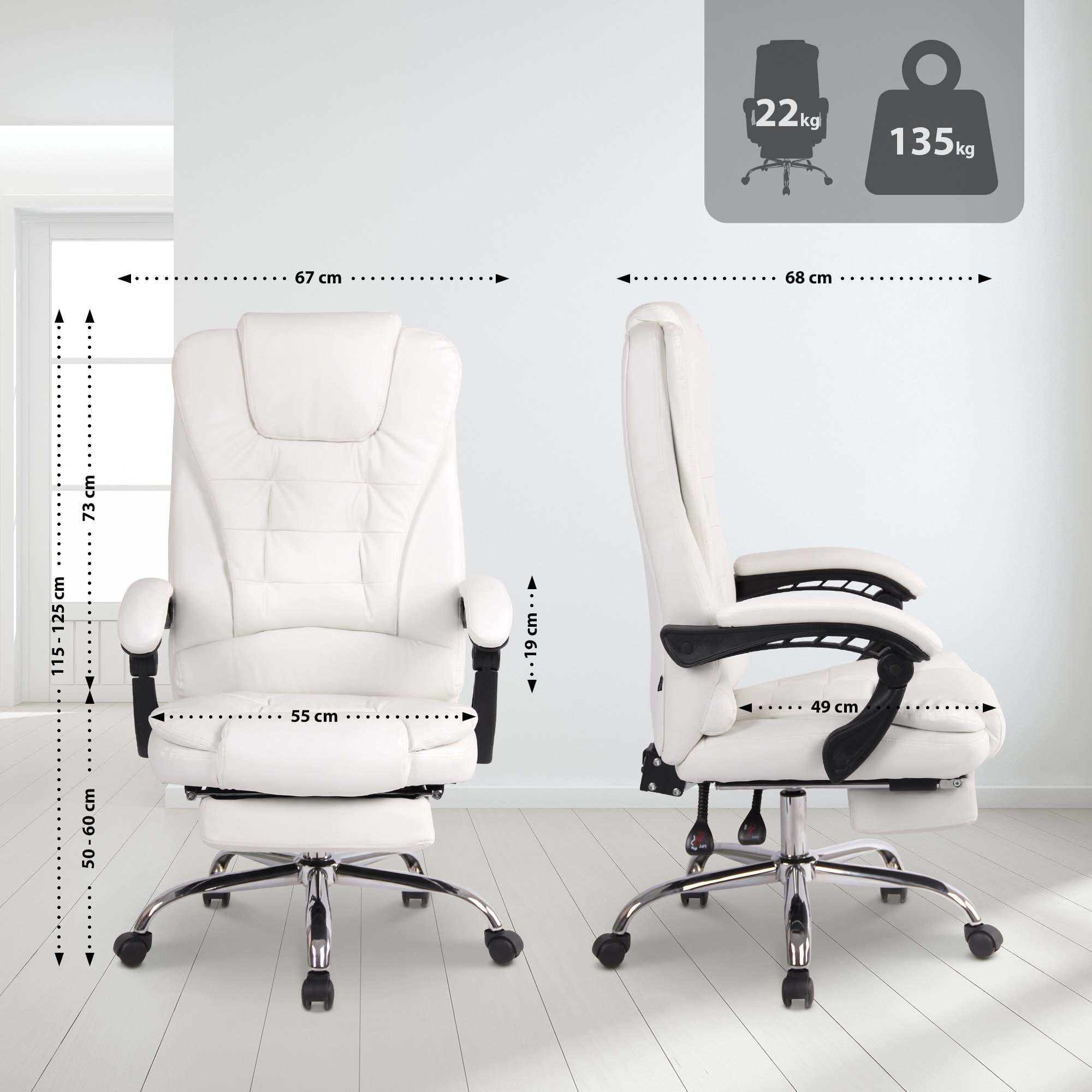 Chaise de bureau Oxygen