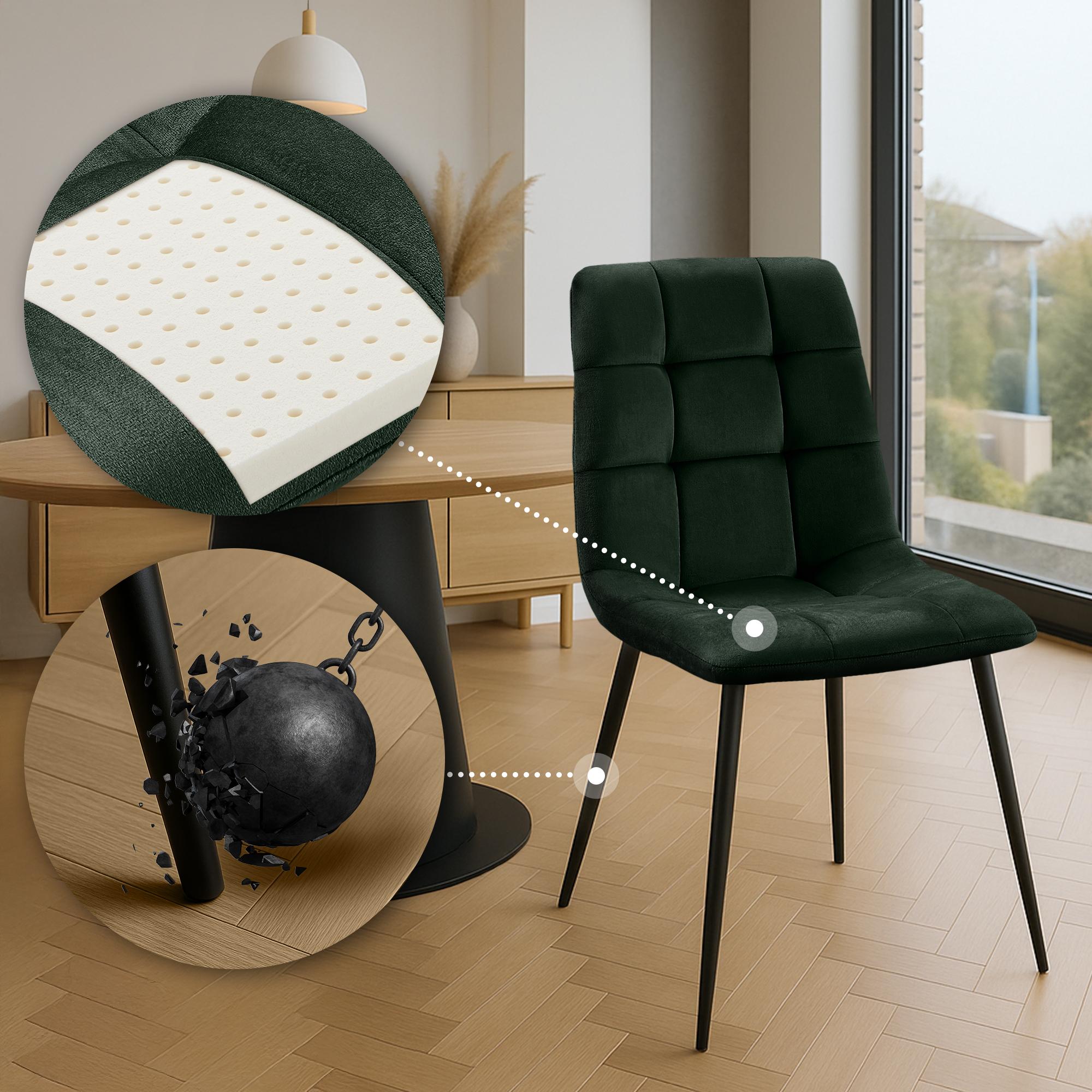 Lot de 4 chaises de salle à manger Tilde