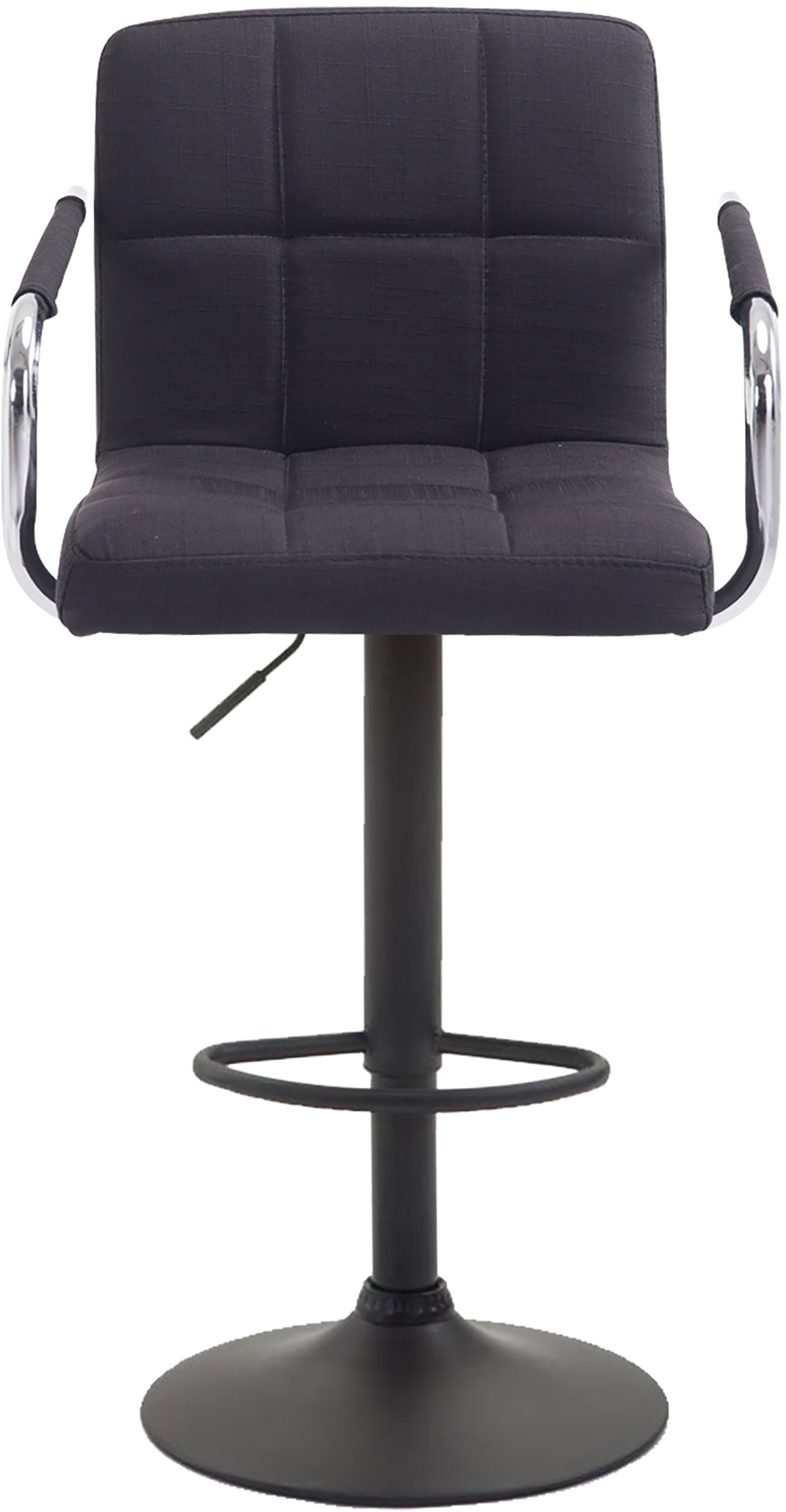Tabouret de bar Lucy V2 en Tissu et piètement en Métal