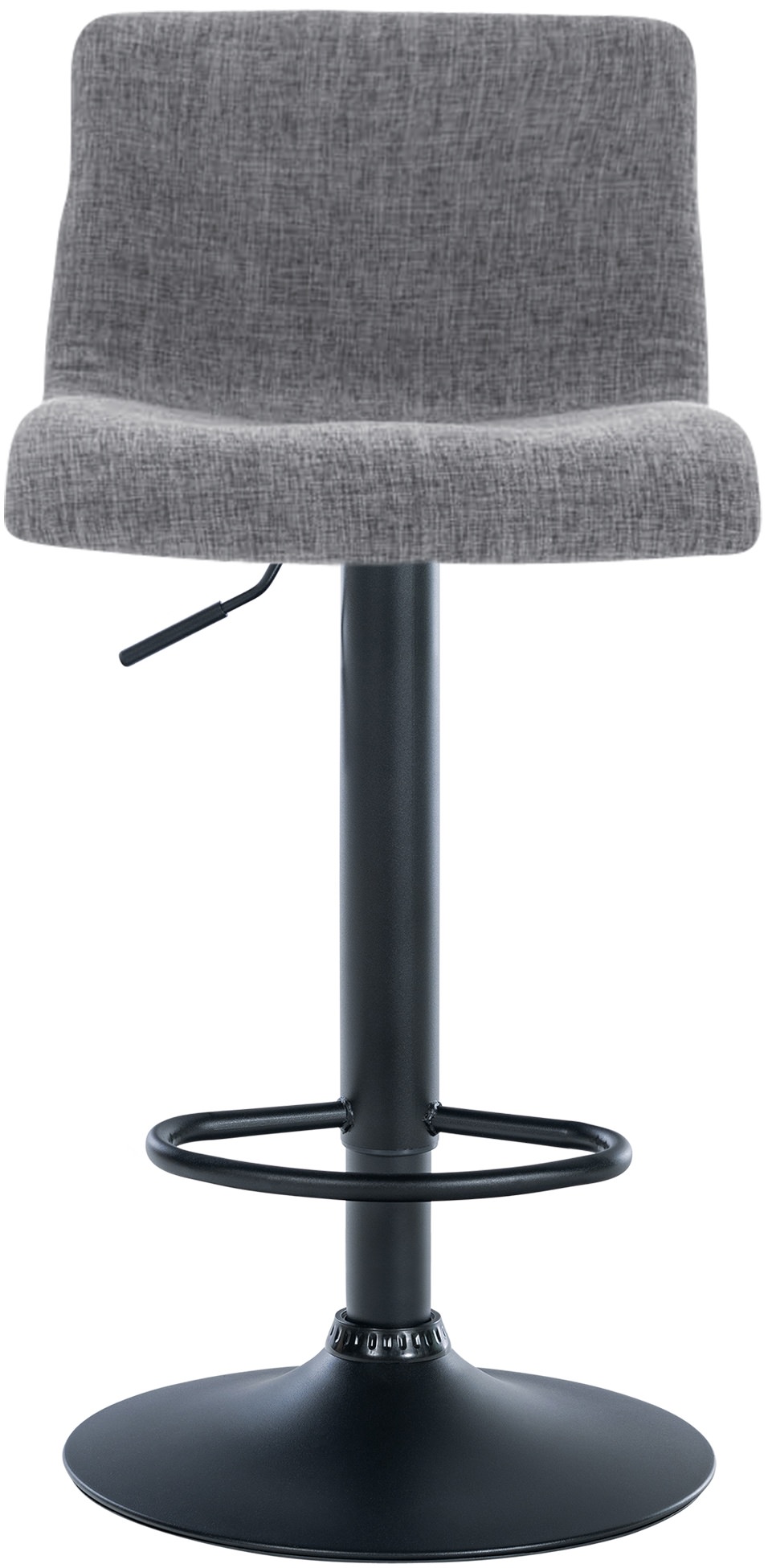 Tabouret de bar Hover Assise en Tissu Piètement Métal chromé