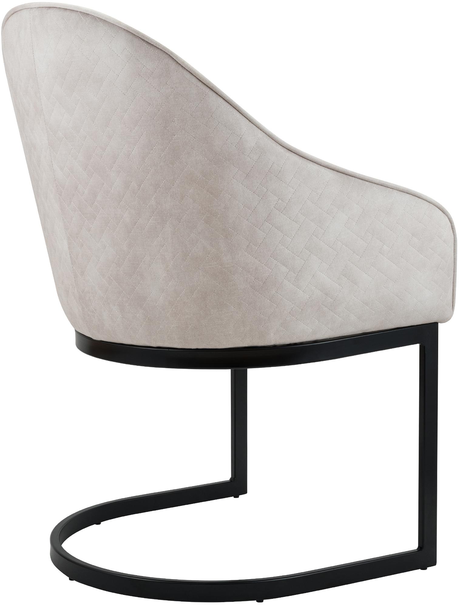 Chaise de salle à manger Jarik velours