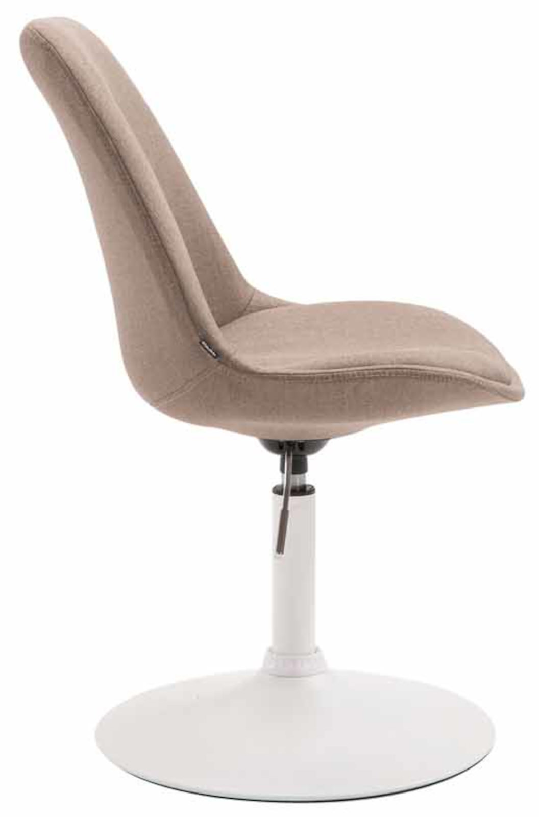 Lot de 4 Chaises de salle à manger Maverick tissu avec pied trompette