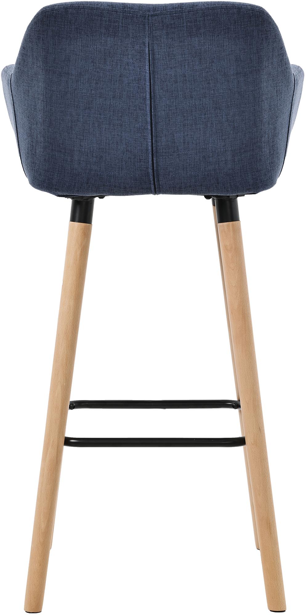 Lot de 2 tabourets de bar Grant en tissu