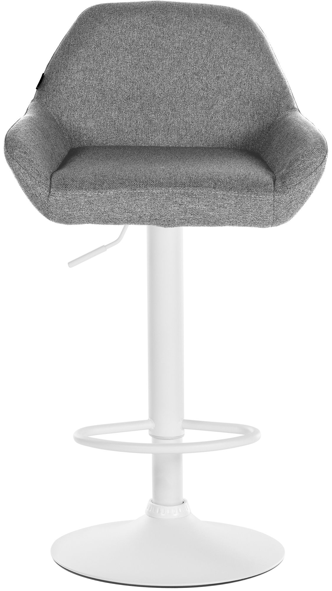 Lot de 2 tabourets de bar Braga en tissu