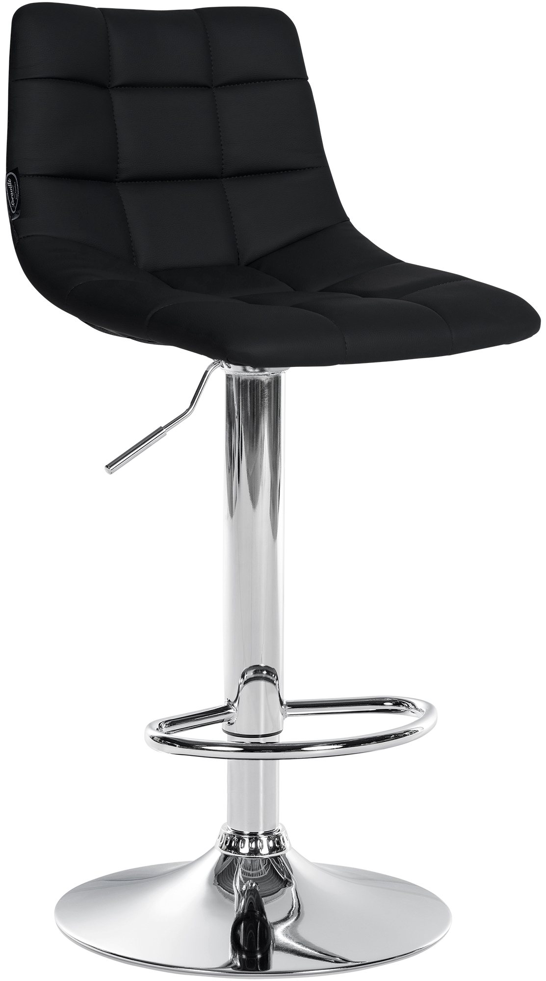 Lot de 2 tabourets de bar Jerry en similicuir