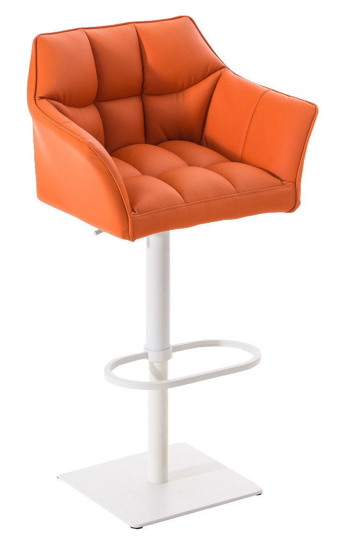 Lot de 2 tabourets de bar Damaso en similicuir