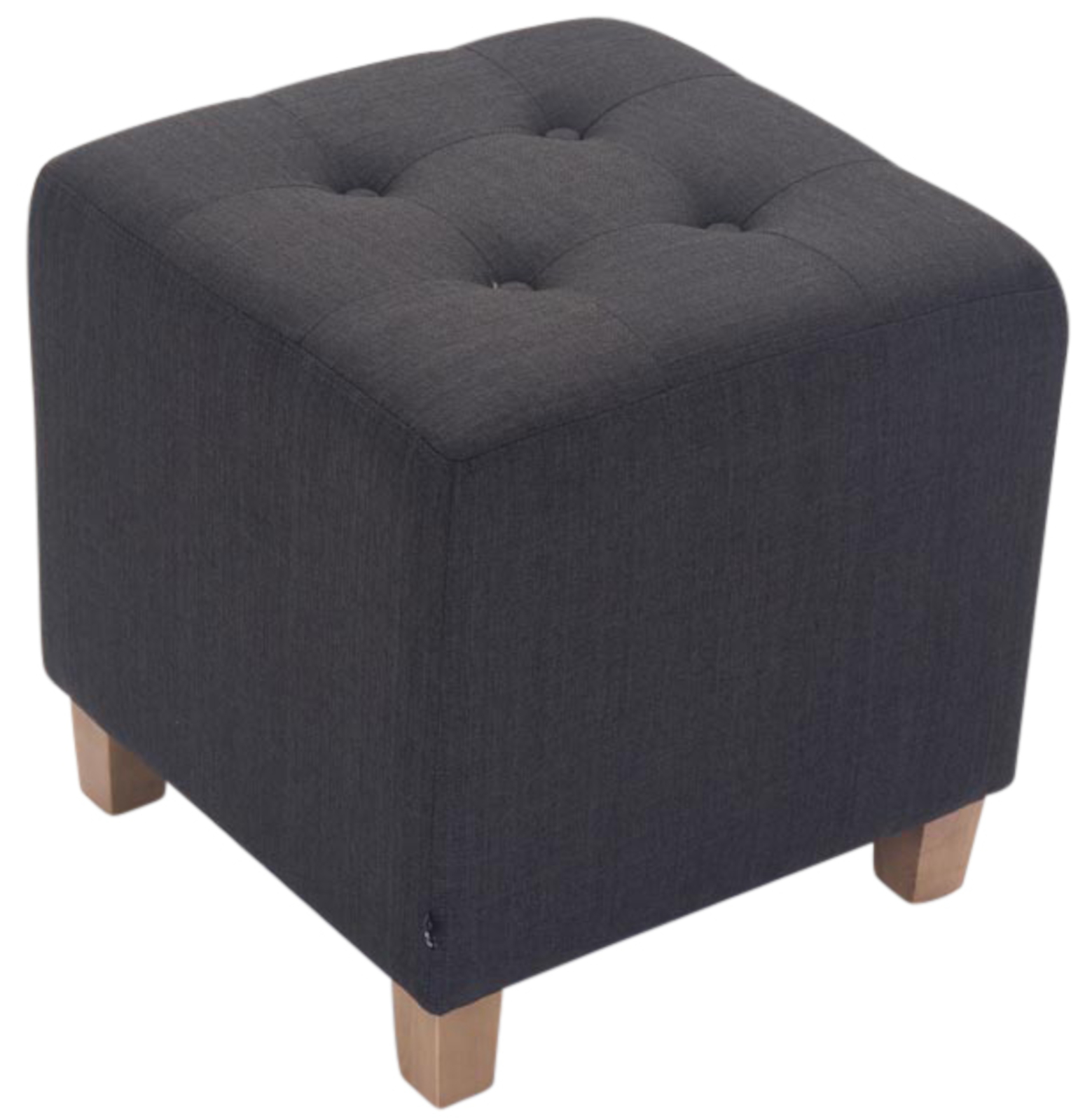 Lot de 2 tabourets bas Pharao en tissu