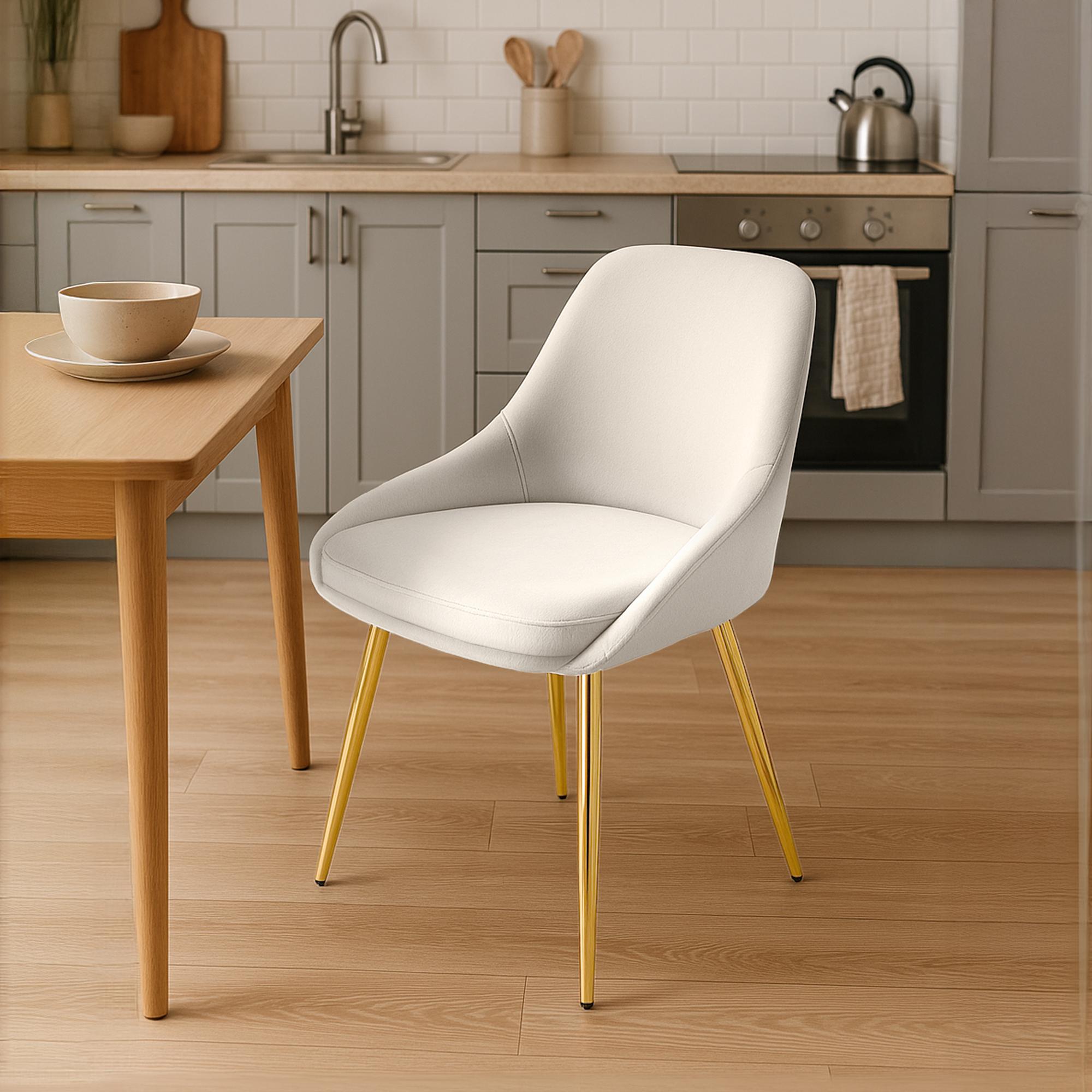 Lot de 2 chaises de salle à manger Elmira