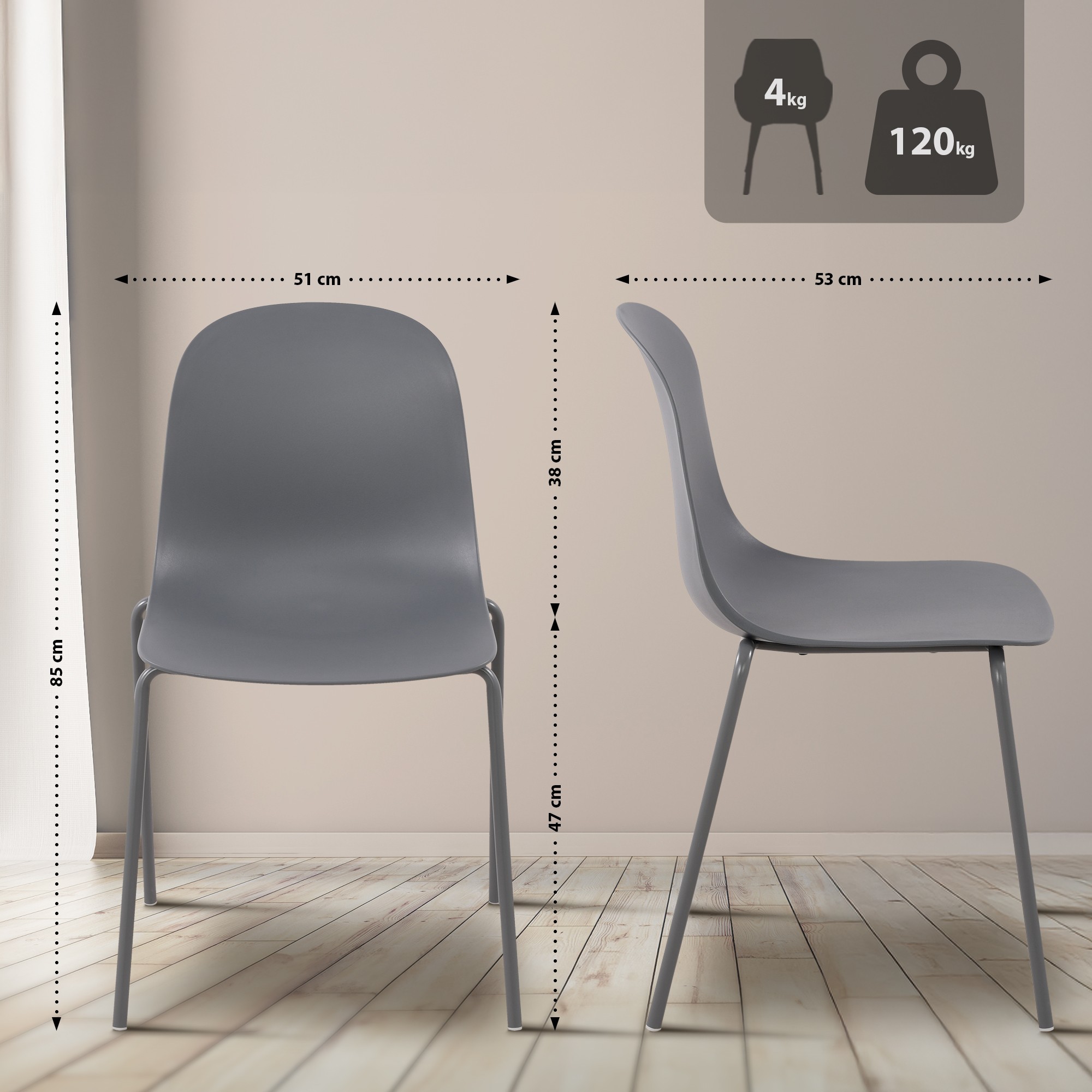 Ensemble de 2 sièges Veldin