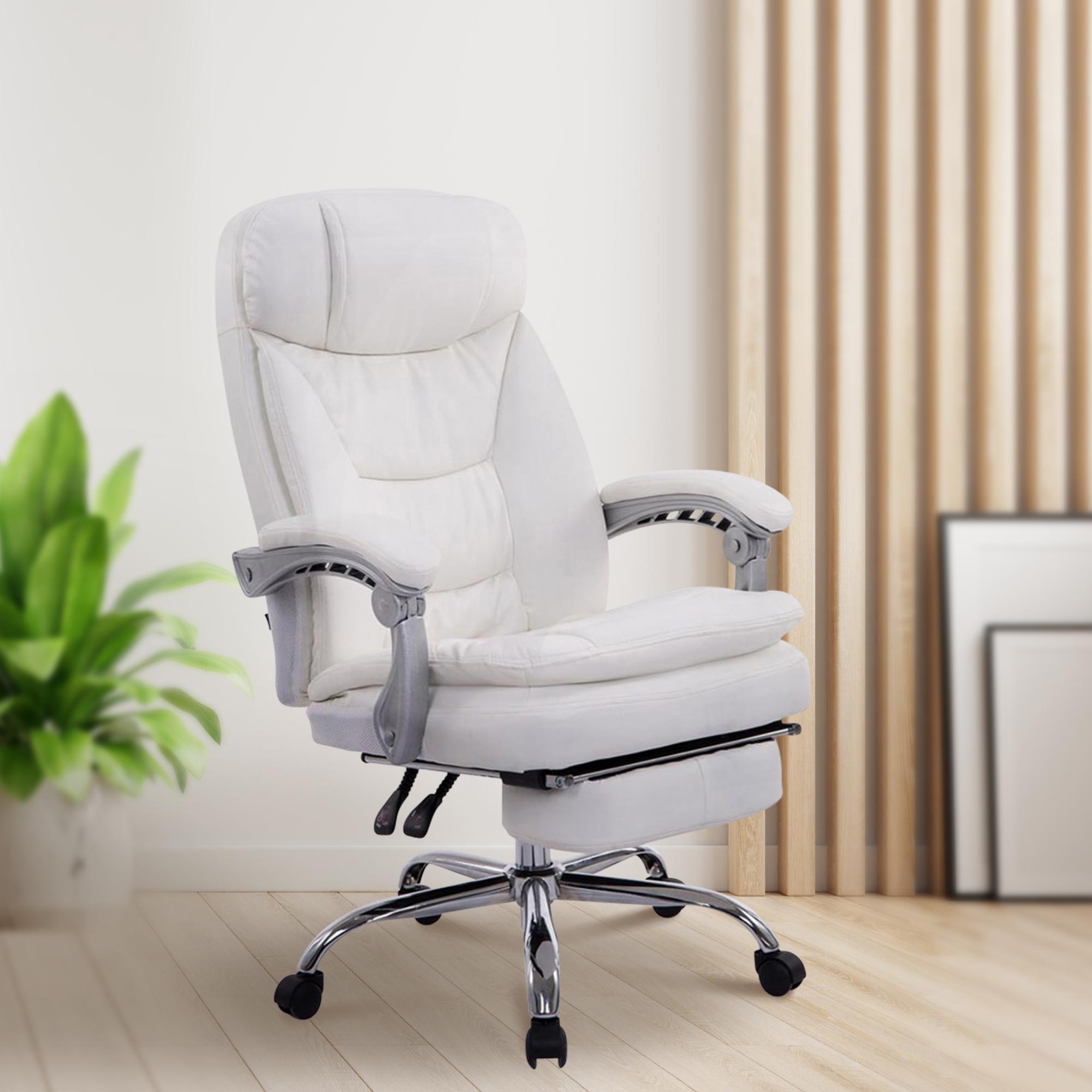Chaise de bureau XL Troy en similicuir