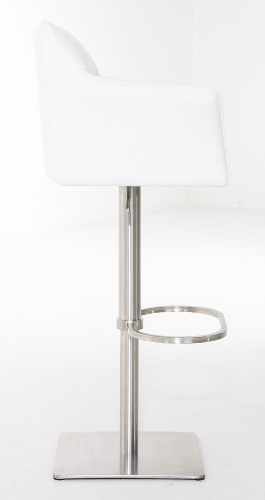 Lot de 2 tabourets de bar Damaso en similicuir