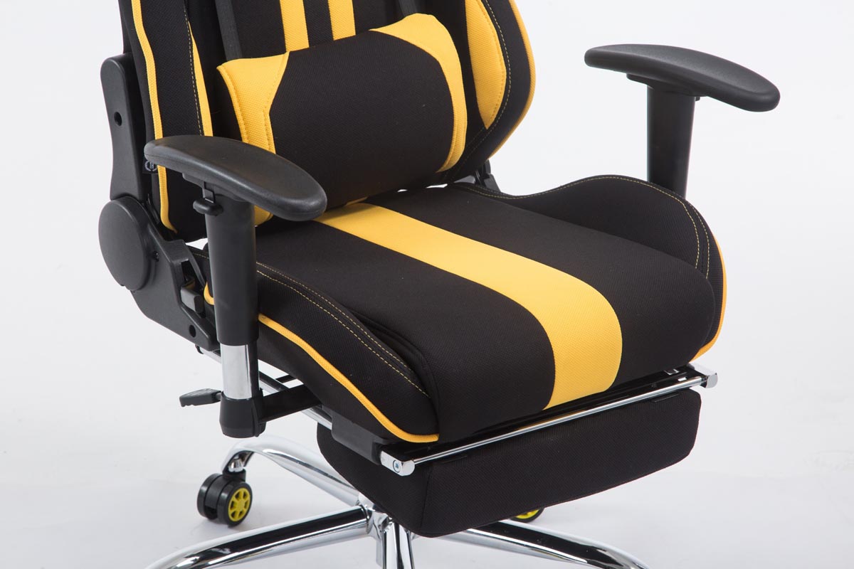 Fauteuil de bureau racing Limit tissu avec ou sans repose-pieds