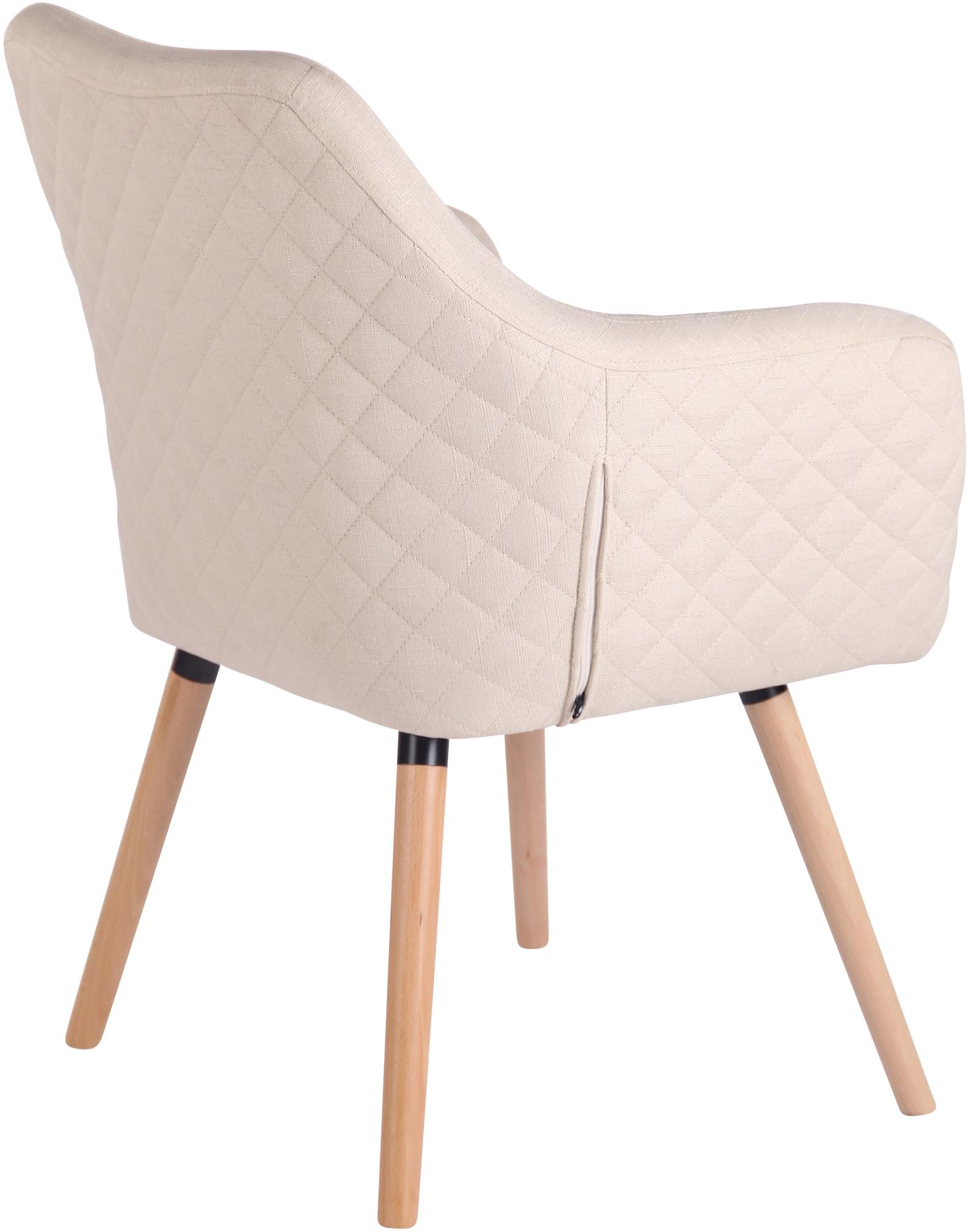 Chaise de salle à manger Gent en tissu