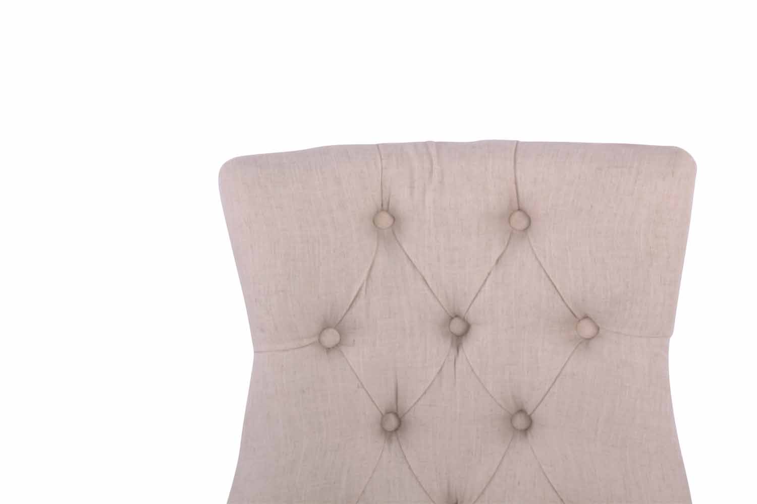 Lot de 2 chaises de salle à manger Aberdeen en tissu