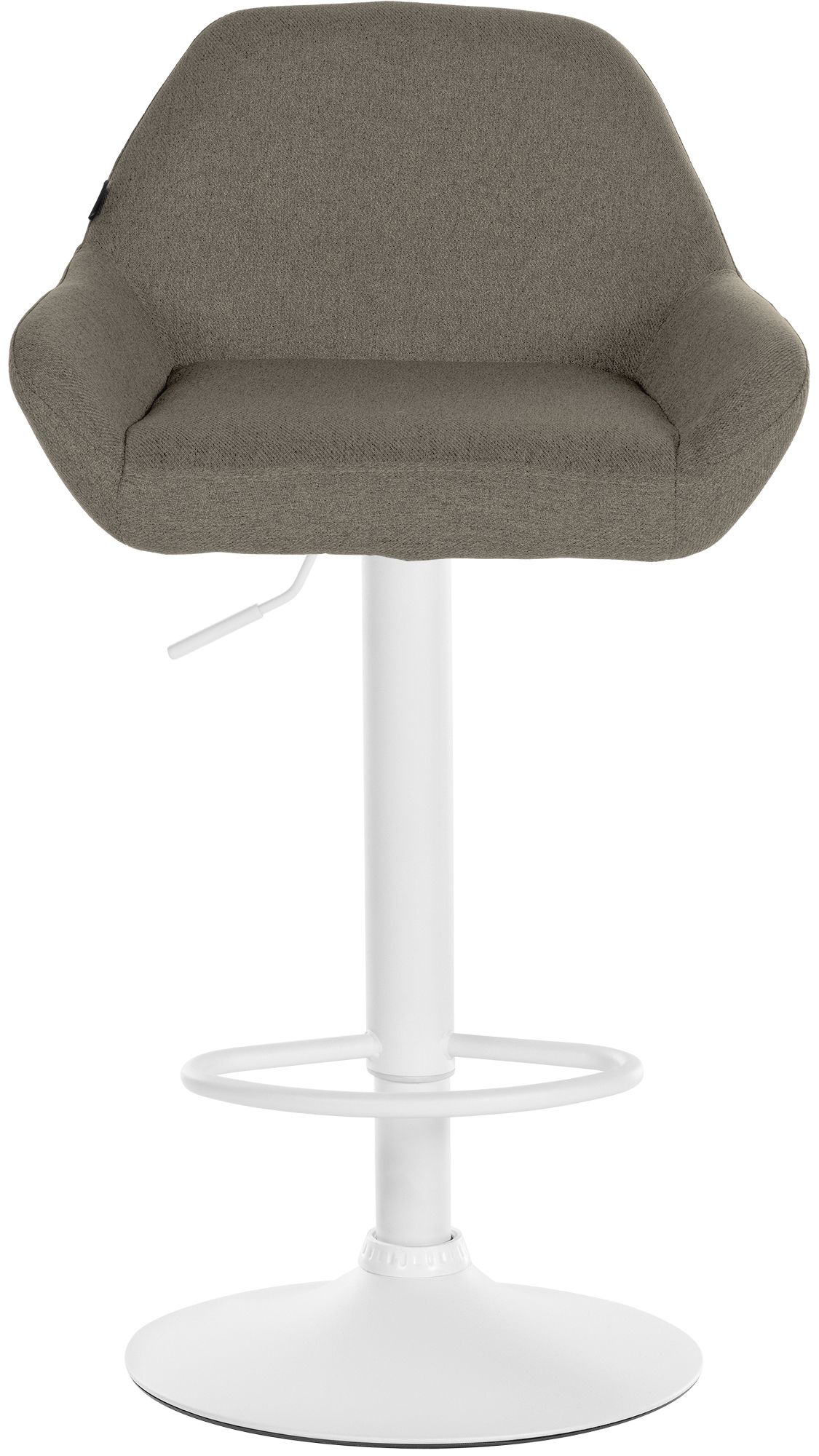 Lot de 2 tabourets de bar Braga en tissu