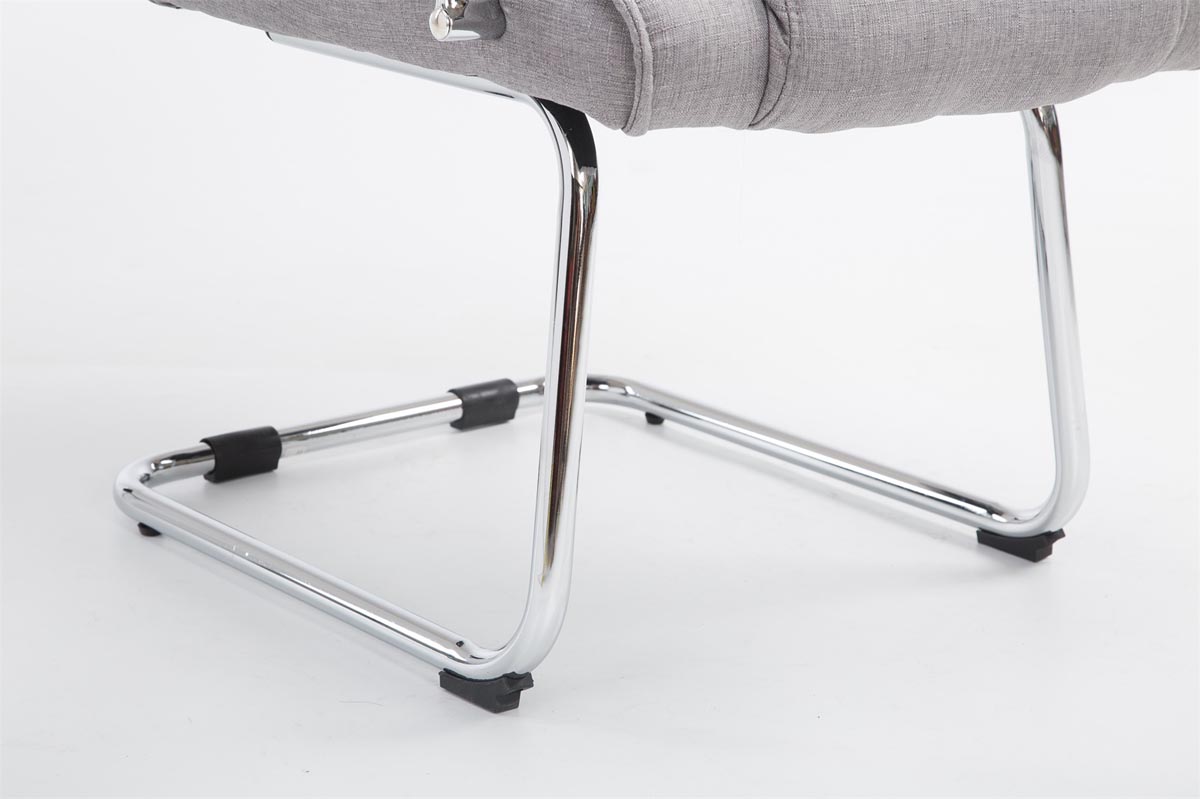 Chaise visiteur Attila tissu