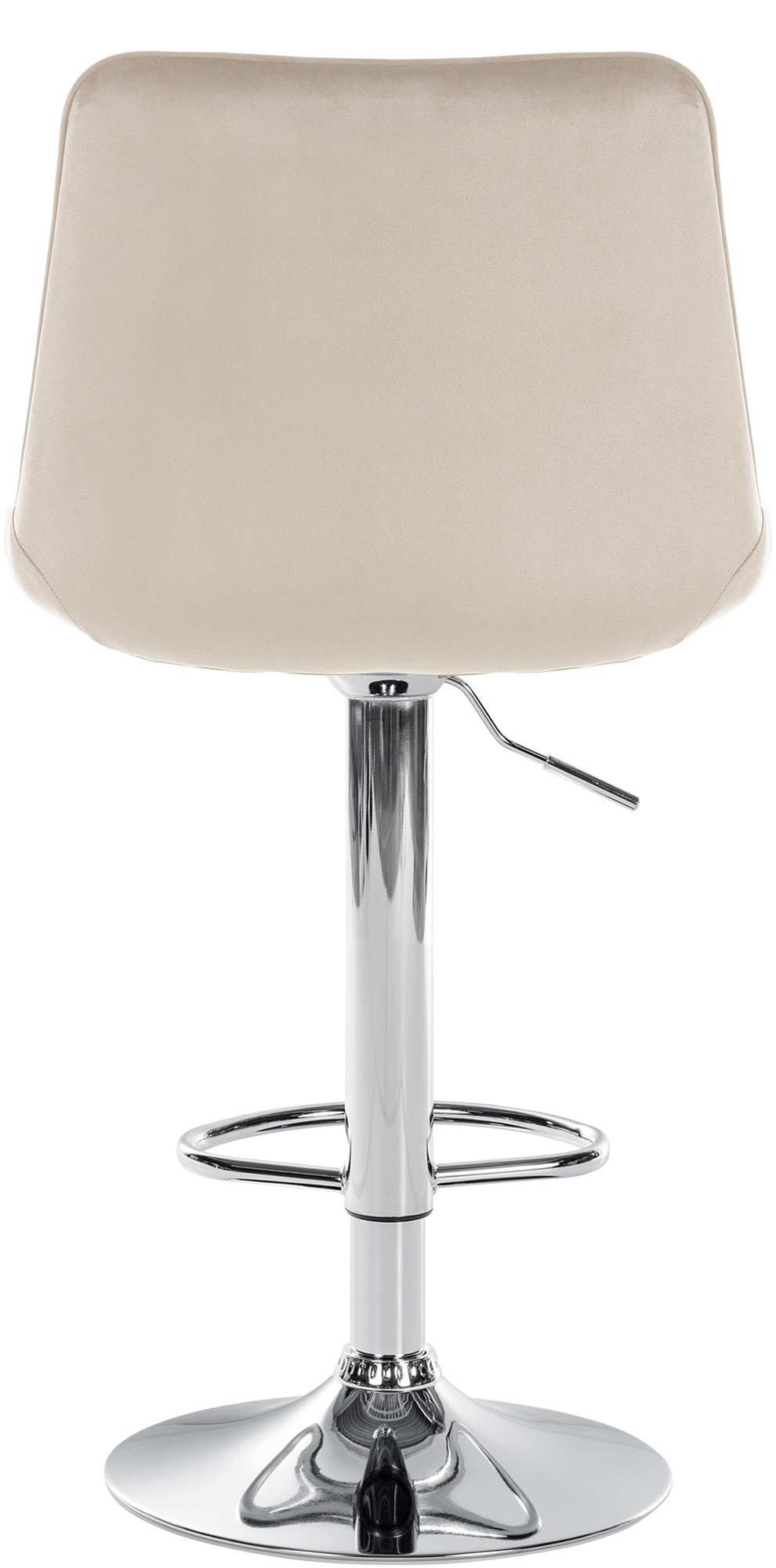 Lot de 2 tabourets de bar Toni velours