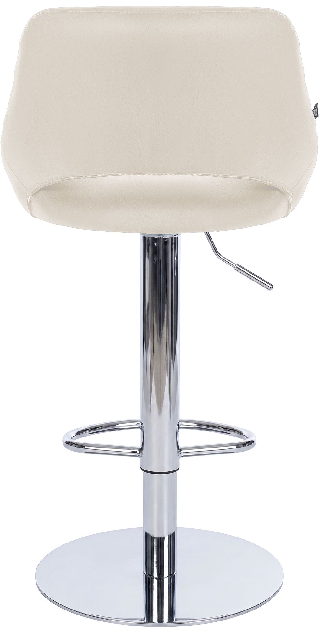 Tabouret de bar Milet avec structure stable chromée