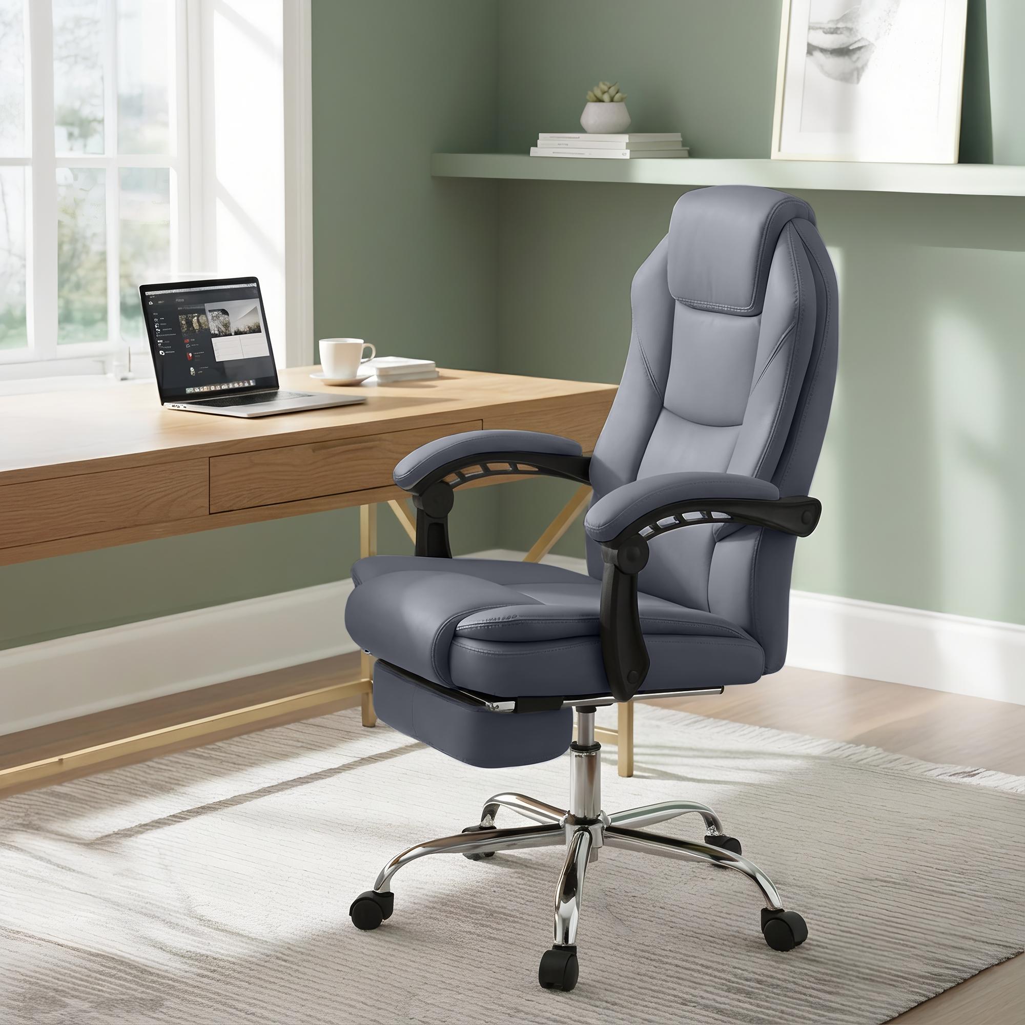 Chaise de bureau Castle en similicuir