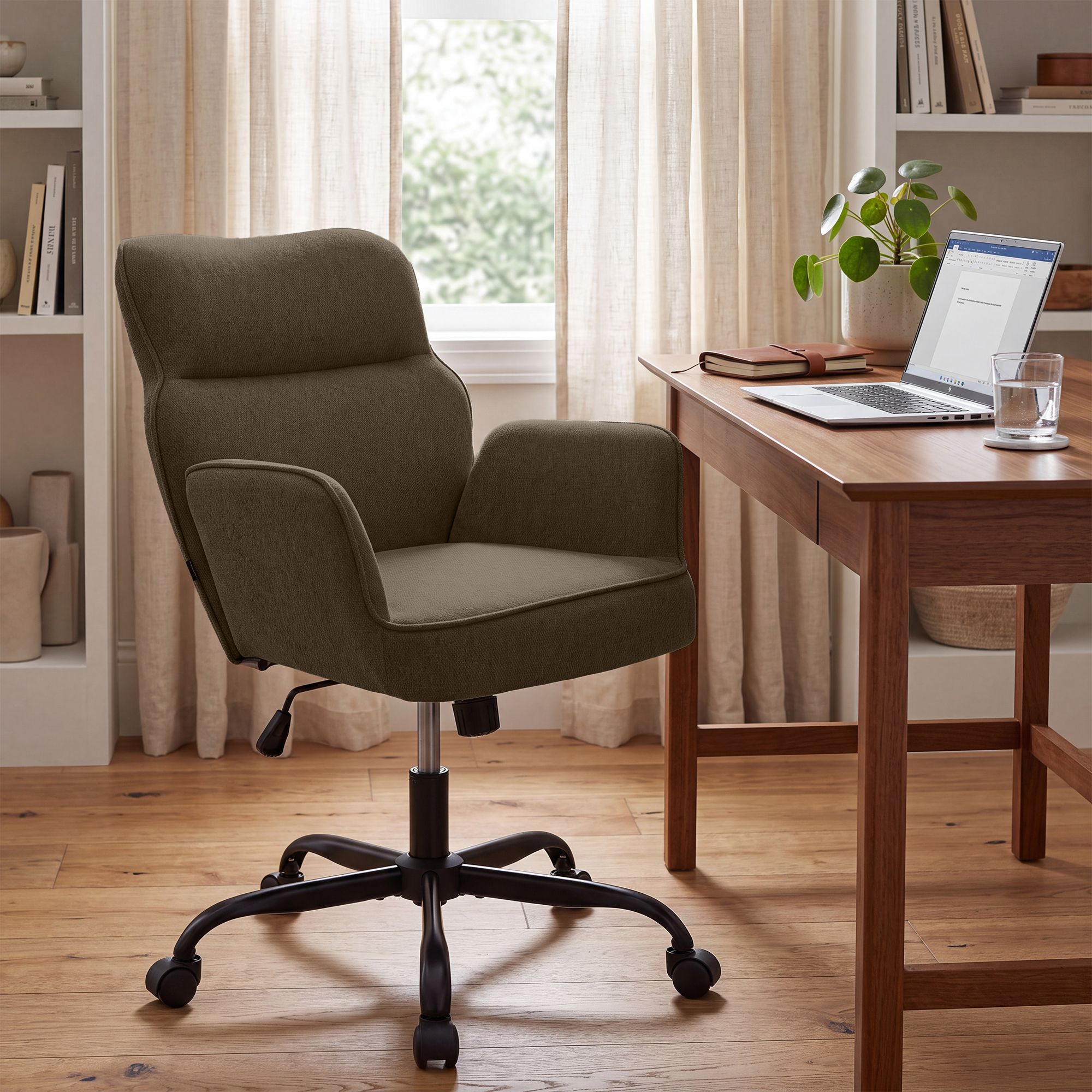 Chaise de bureau Amado tissu