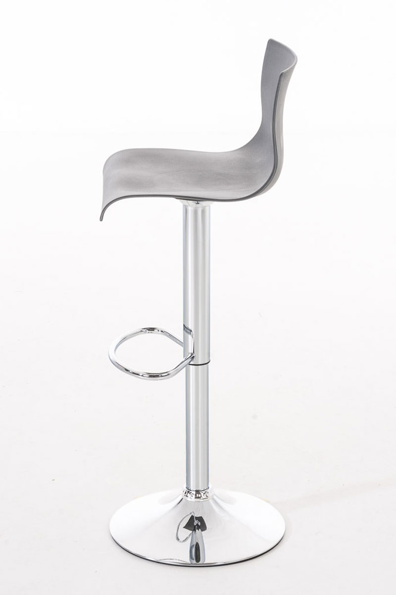 Lot de 2 tabouret de bar Hover Assise Plastique et Piètement Métal chromé