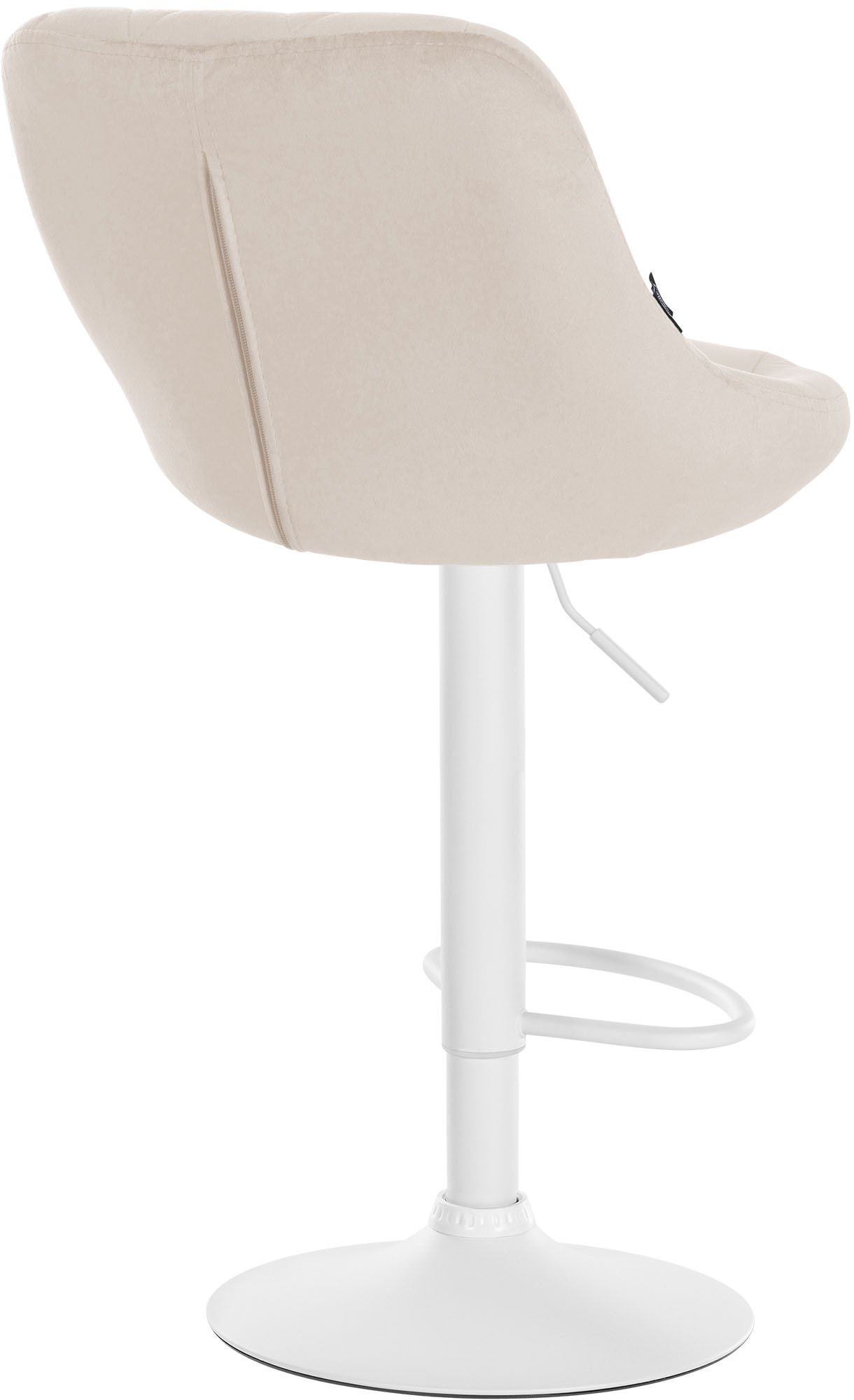 Lot de 2 tabourets de bar Lazio velours
