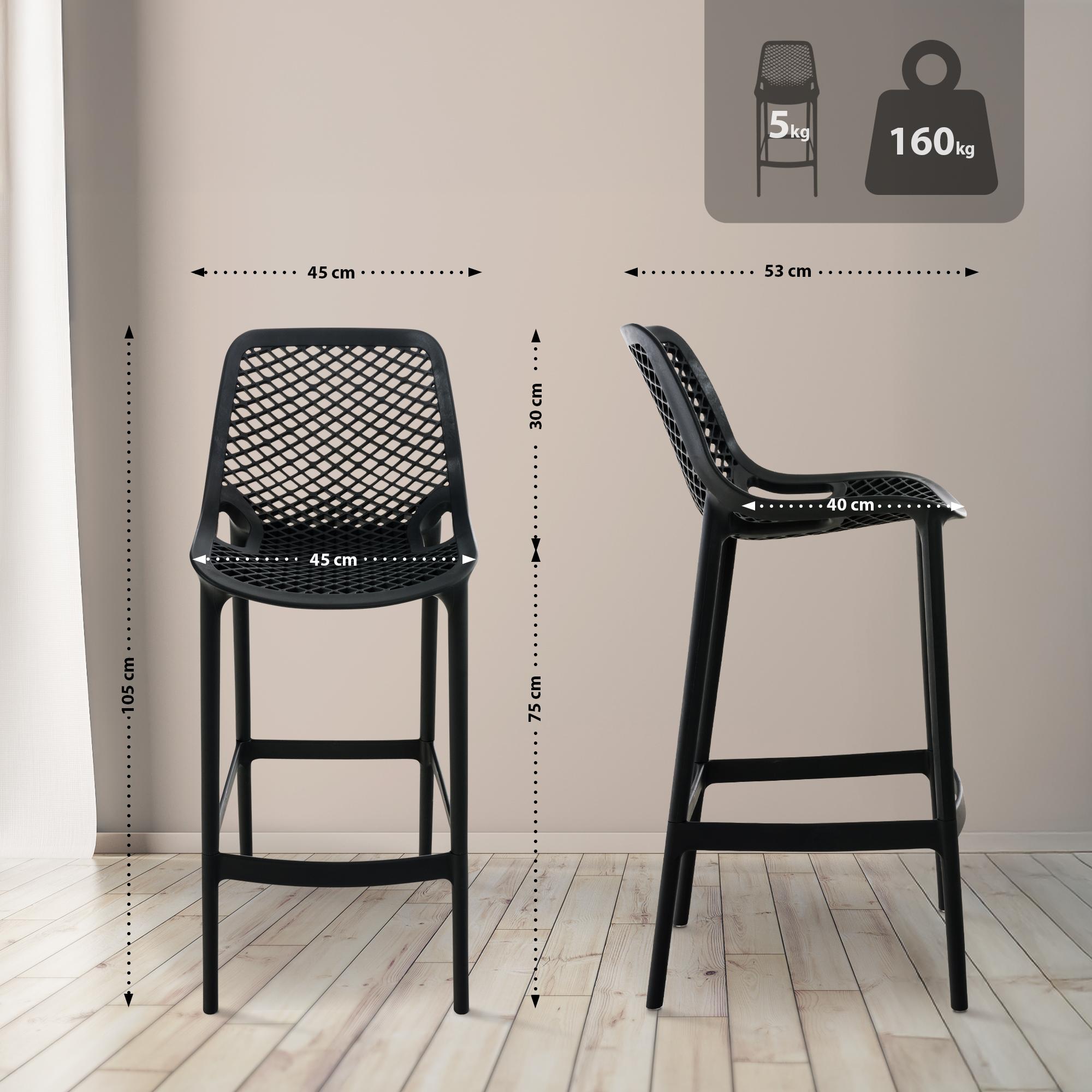 Tabouret de Bar Extérieur Air