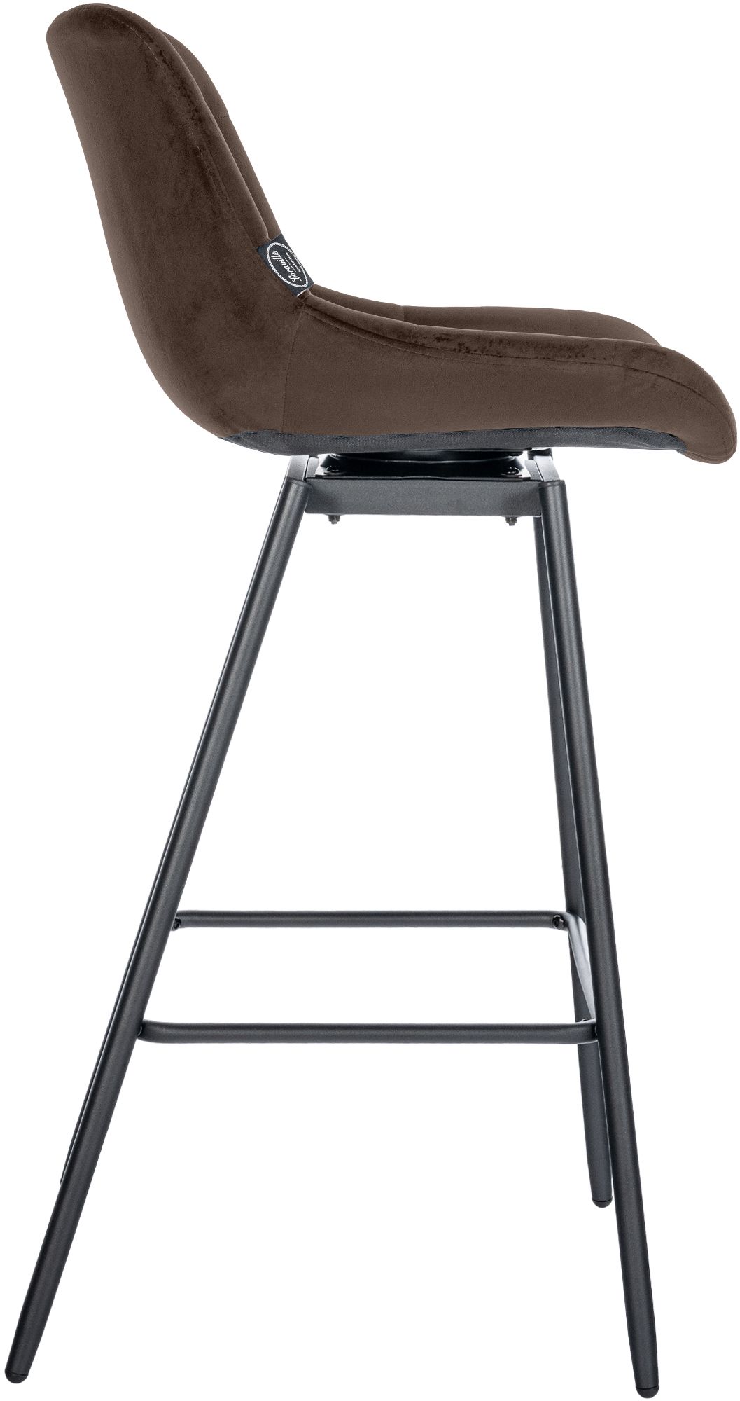 Lot de 4 tabourets de bar Weston pivotants