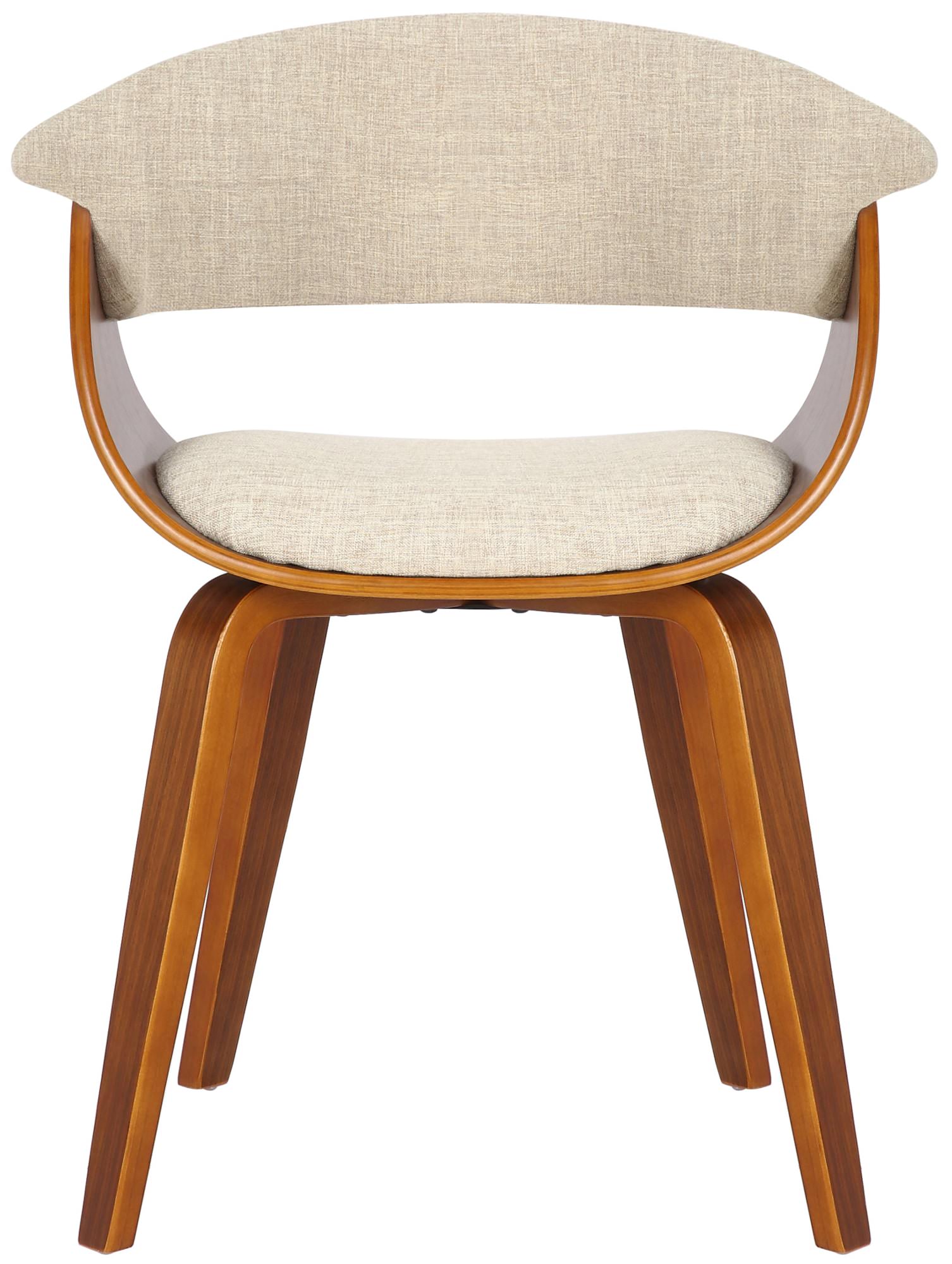Lot de 2 chaises de salle a manger Bruce en tissu