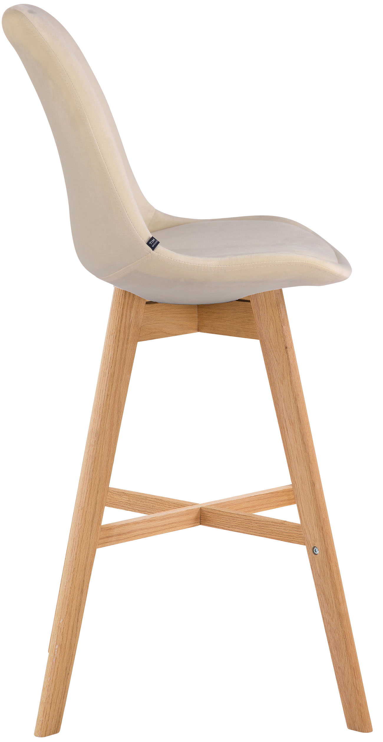 Lot de 2 tabourets de bar Cannes en velours