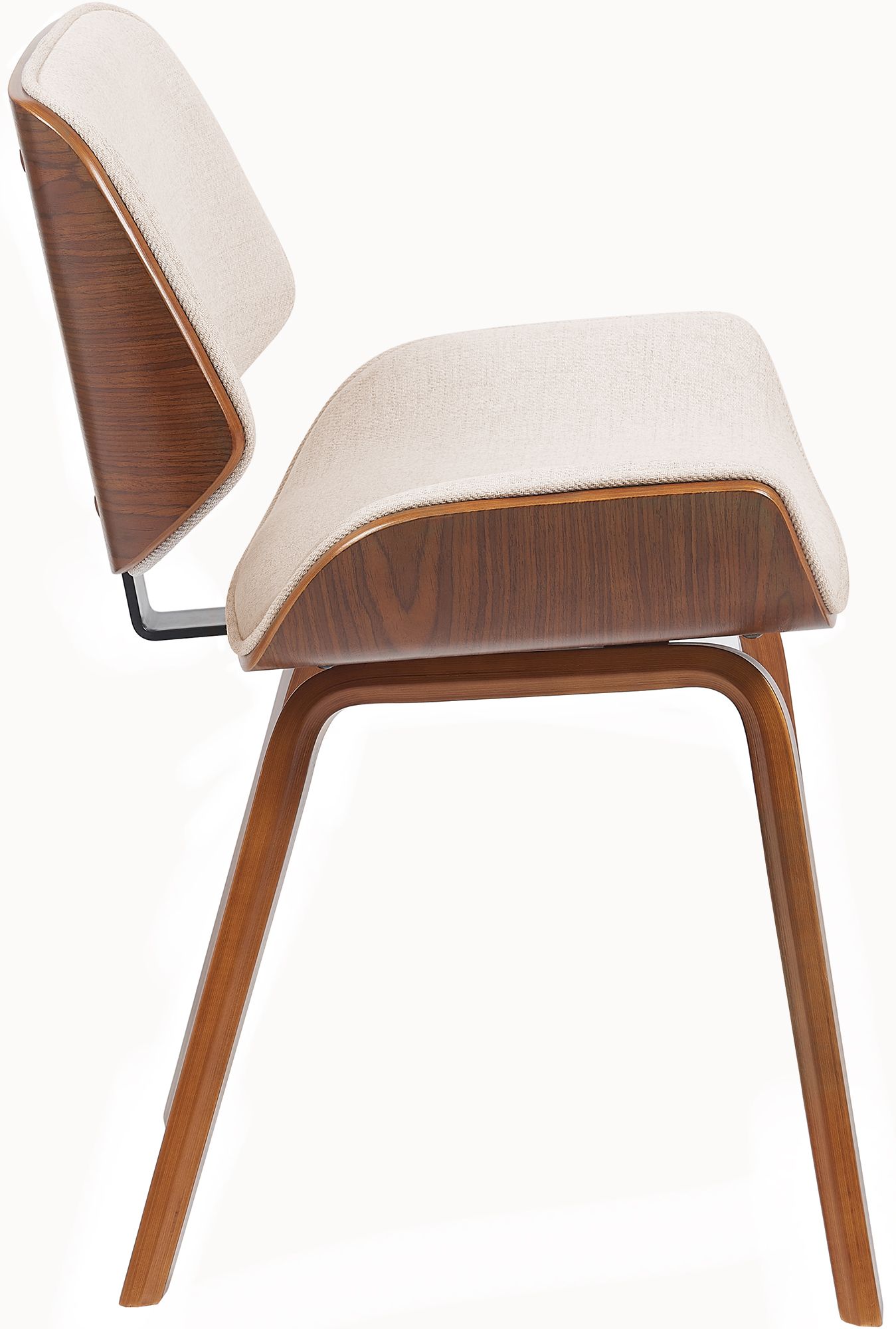 Chaises de salle a manger Beverley lot de 2 en tissu