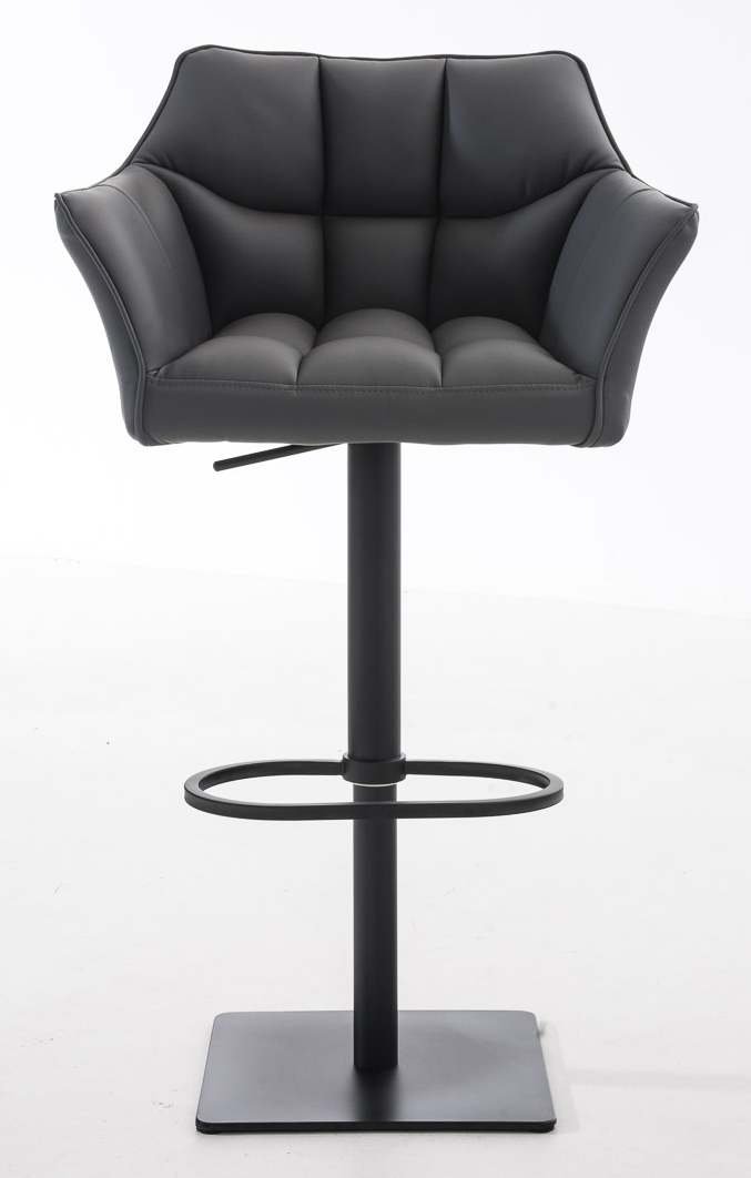 Lot de 2 tabourets de bar Damaso en similicuir