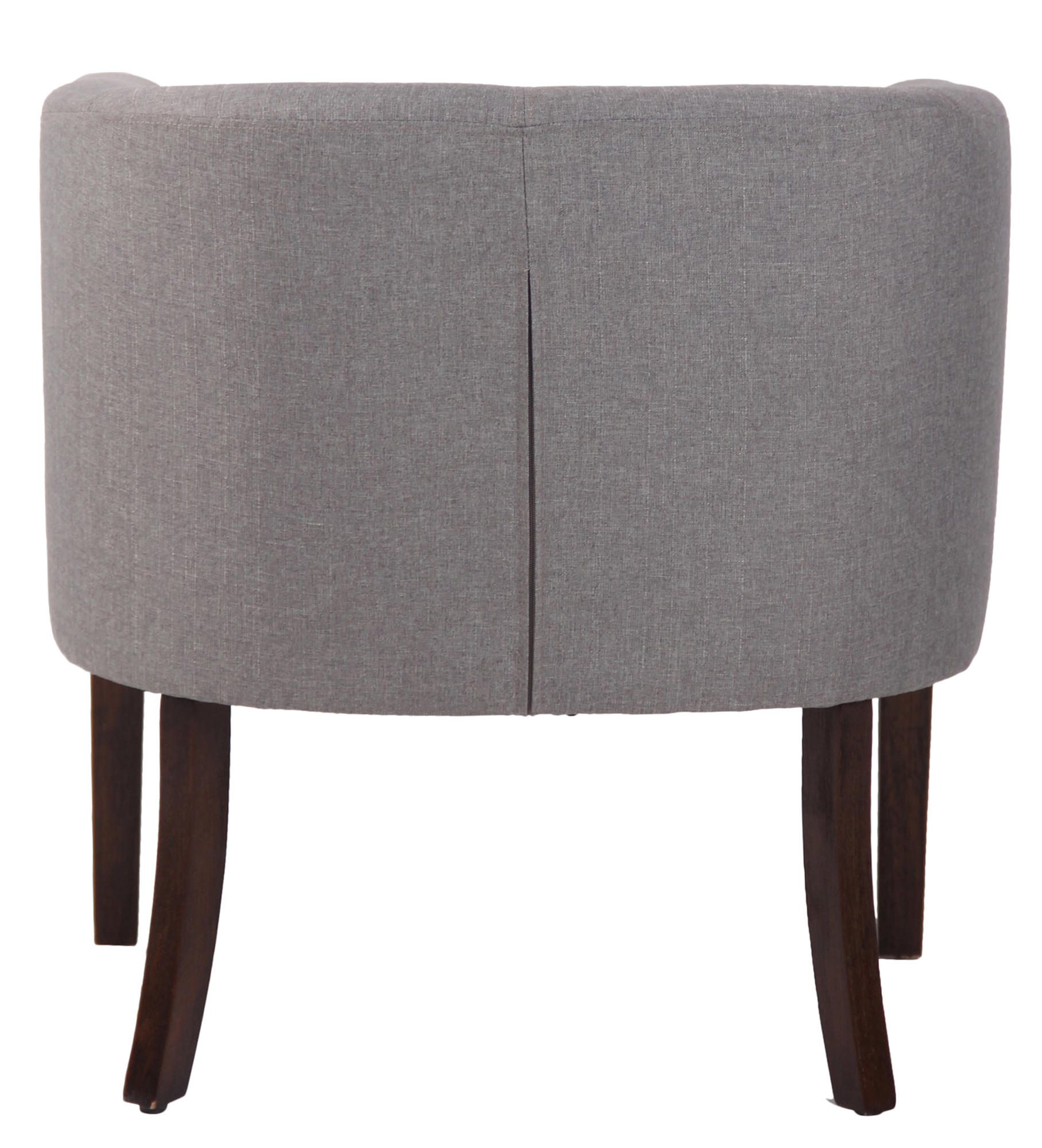 Fauteuil design et confortable Nemea en Tissu avec Pieds en Bois de caoutchouc