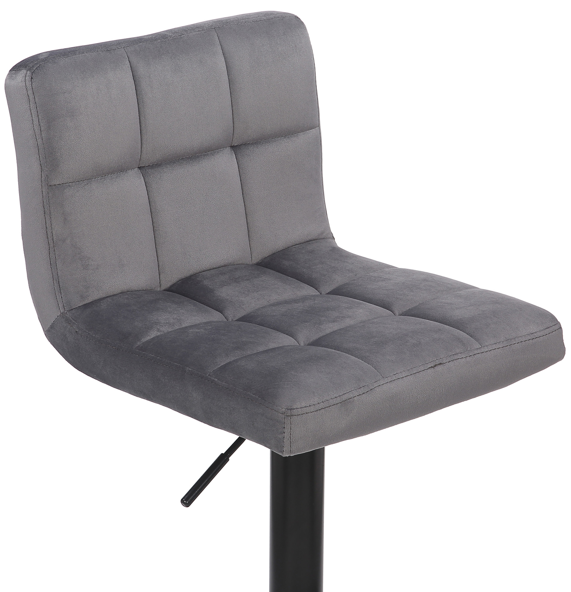Lot de 2 Tabourets de bar Feni en velours