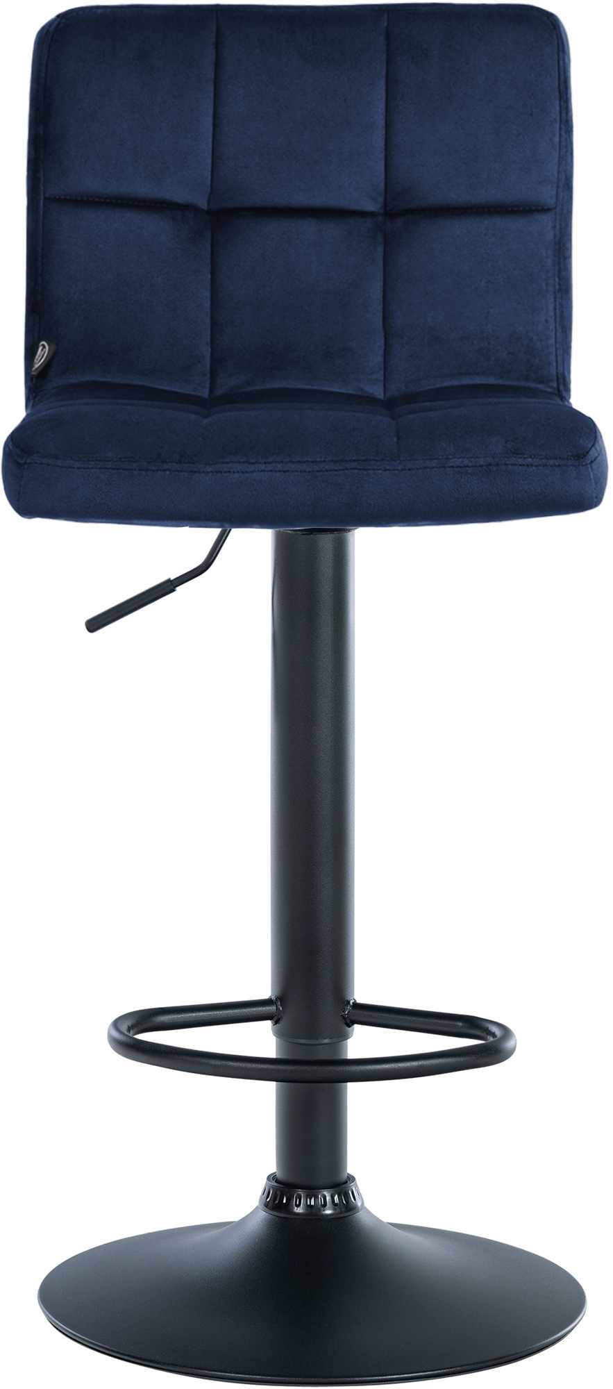 Lot de 2 tabourets de bar Peru velours