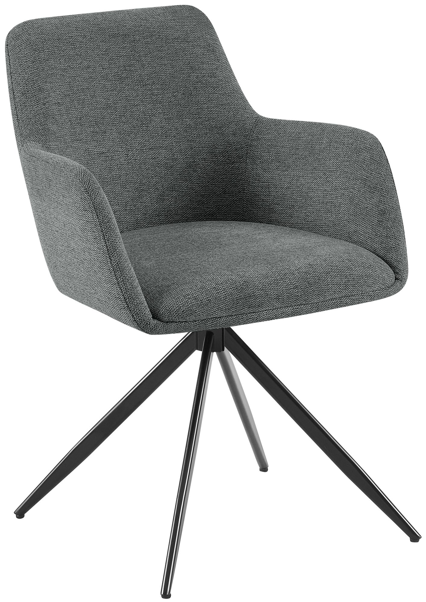Chaise de salle a manger Olema en tissu