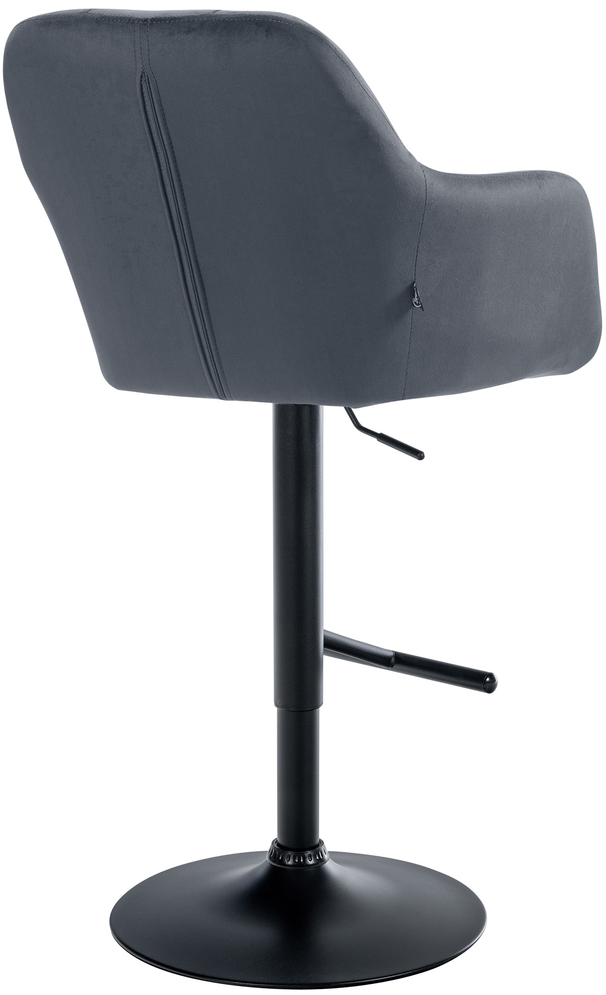 Tabouret de bar Natoma velours
