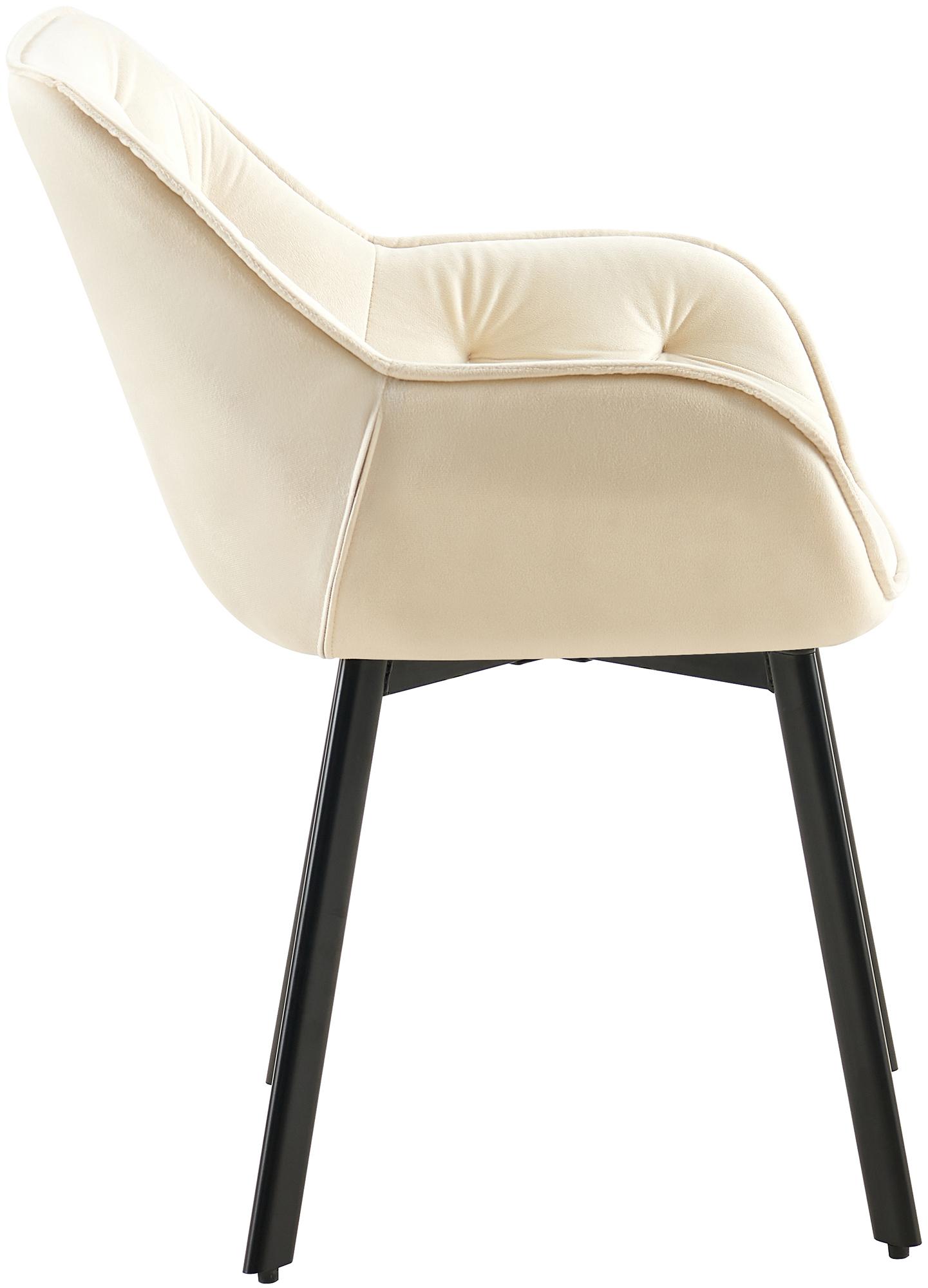 Lot de 2 Chaises de Salle à Manger Pivotantes Antigo en Velours