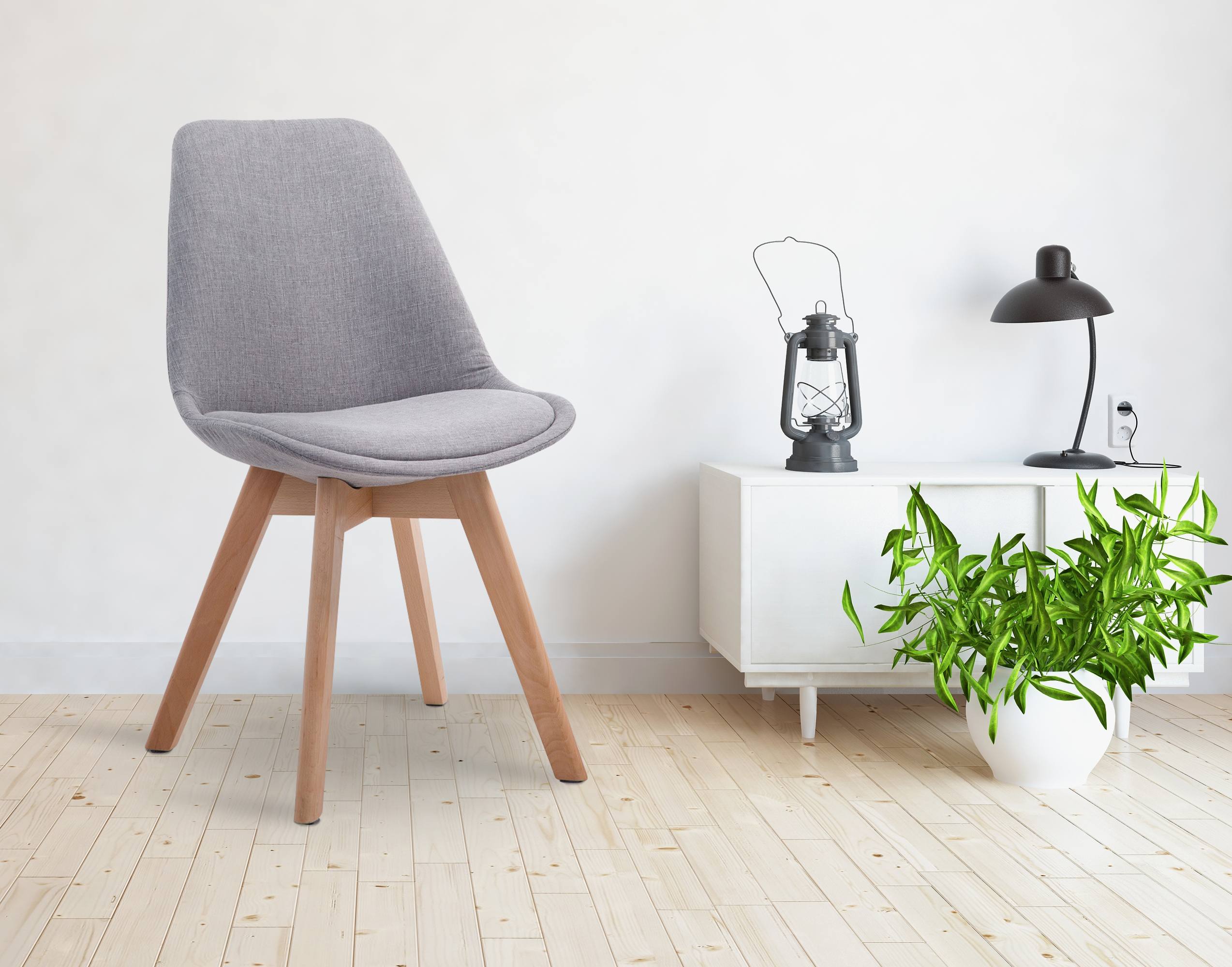 Chaise de visiteur Borneo V2 tissu