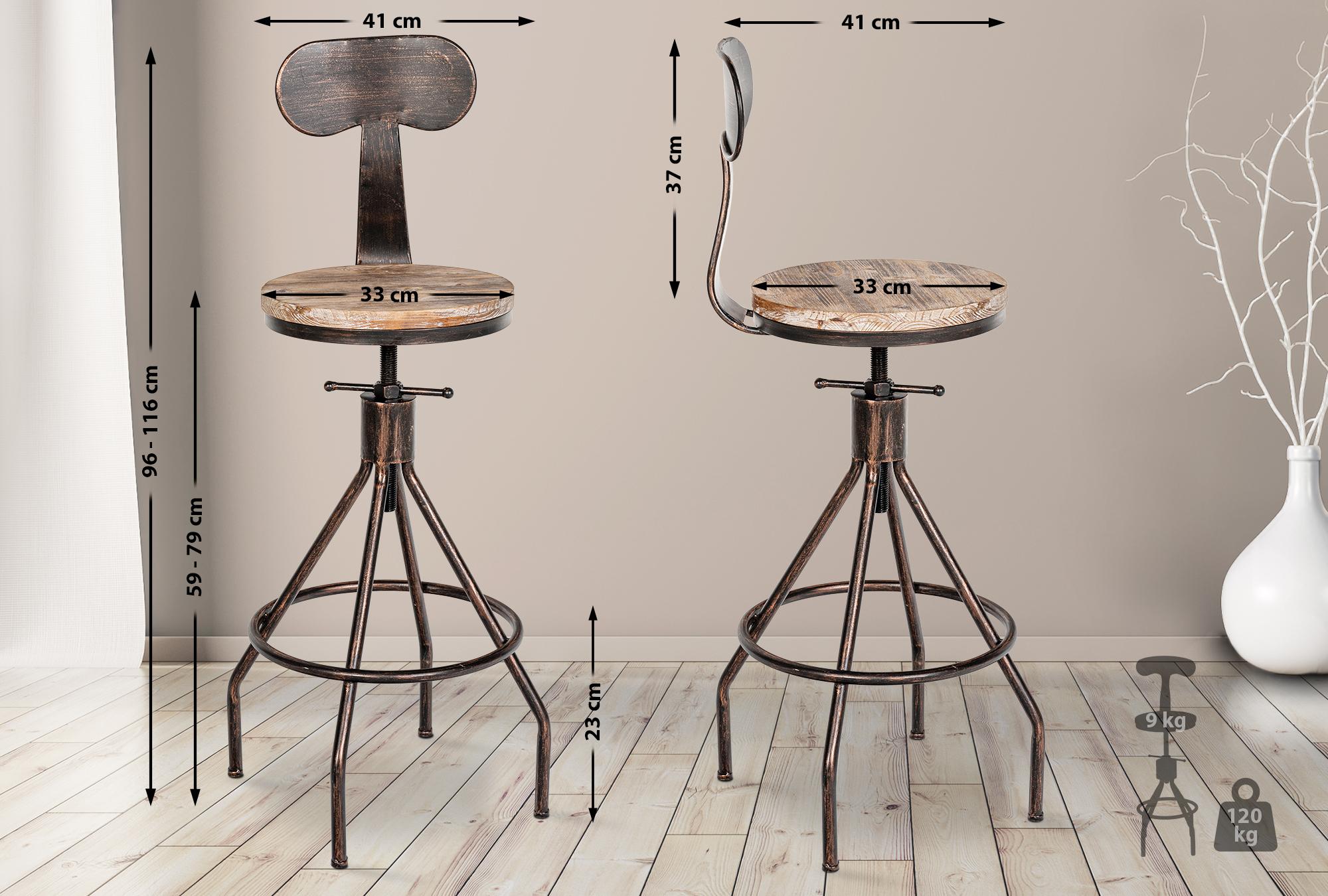 Tabouret de bar Hanam