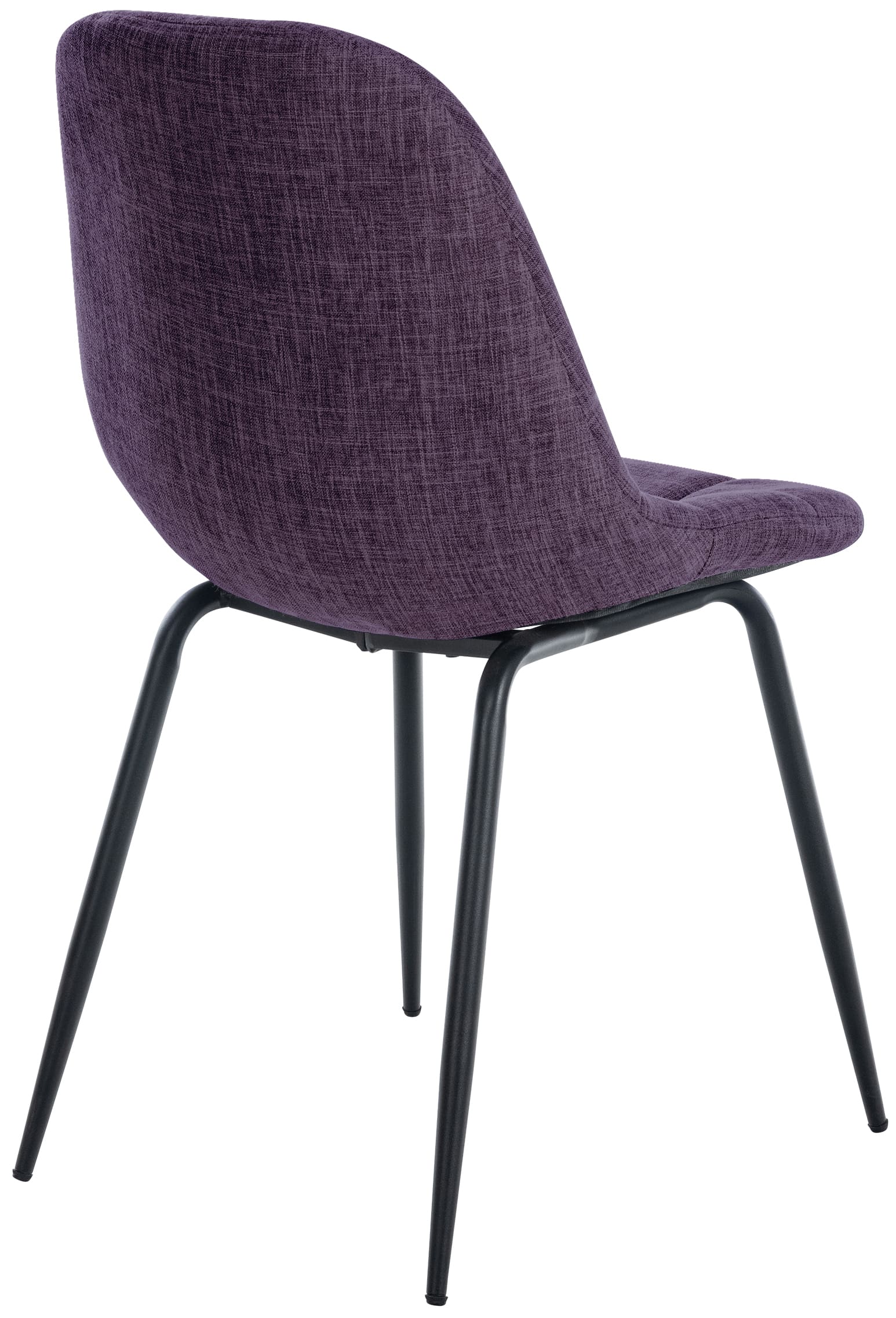 Chaise de salle à manger Tom avec Pieds en métal noir