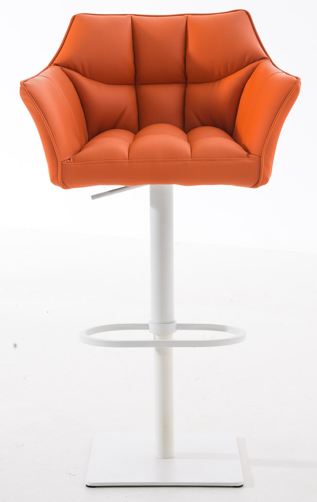 Lot de 2 tabourets de bar Damaso en similicuir